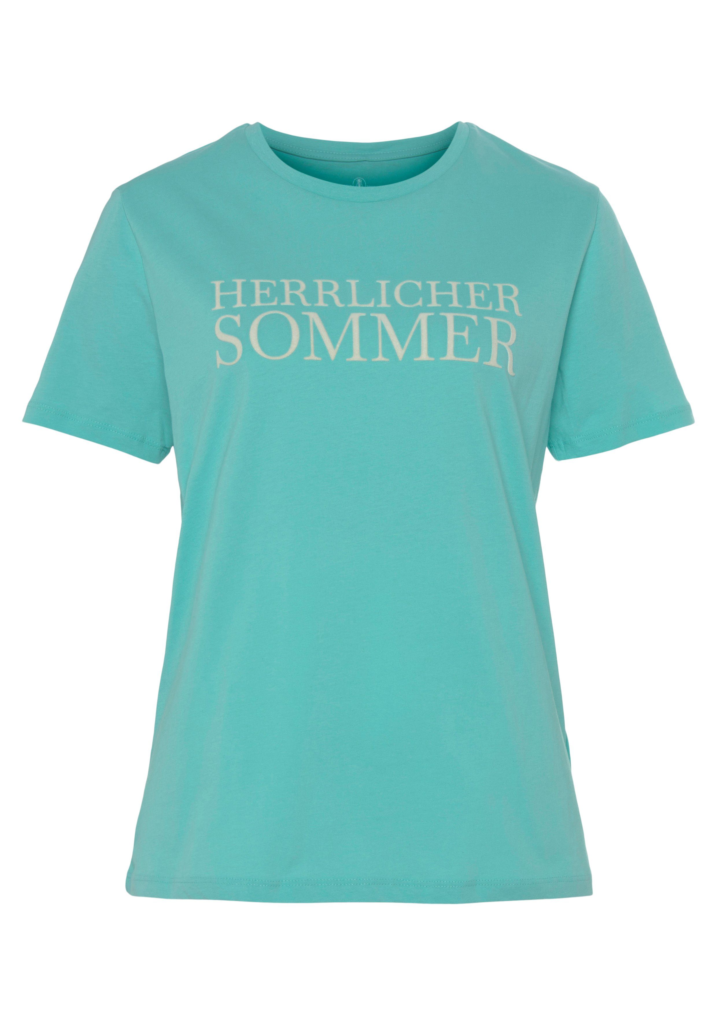 Herrlicher T-Shirt CAMBER türkis | T-Shirts
