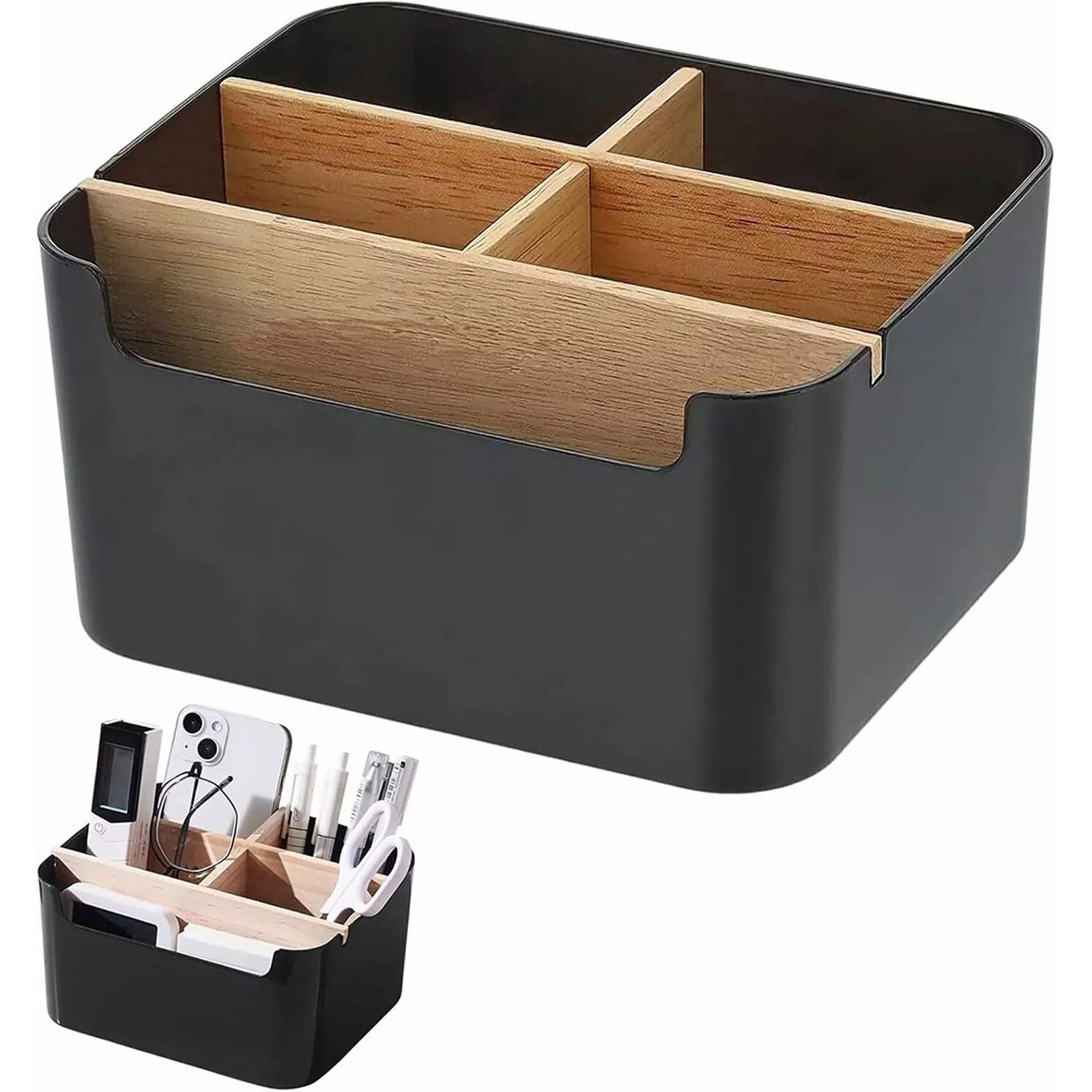 MODFU Organizer Aufbewahrungsbox Tischorganizer mit 5 abnehmbaren Fächern ( günstig online kaufen