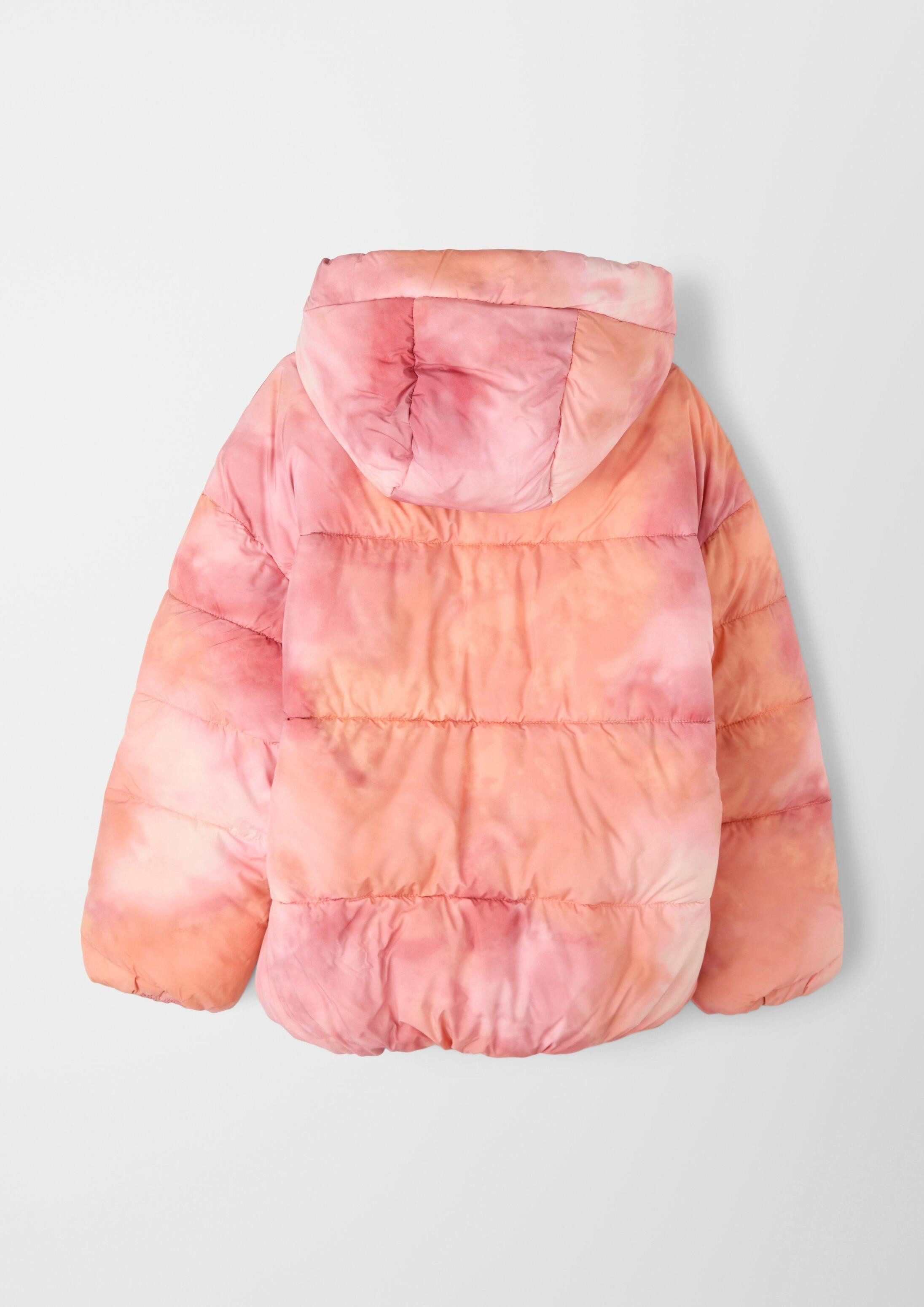 s.Oliver T-Shirt Outdoor-Jacke Steppjacke mit Allover-Muster