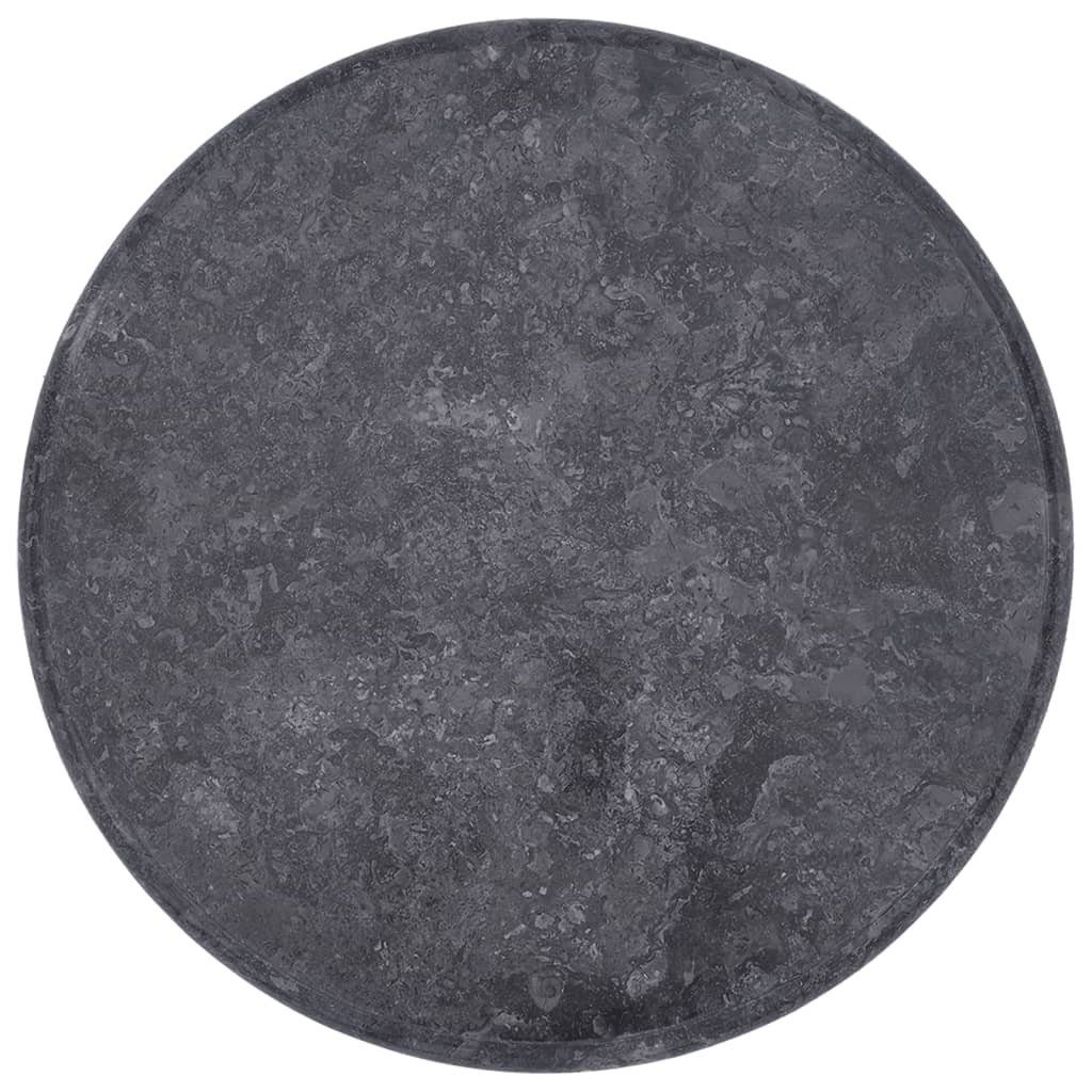 furnicato Tischplatte Grau Ø50x2,5 cm Marmor (1 St)