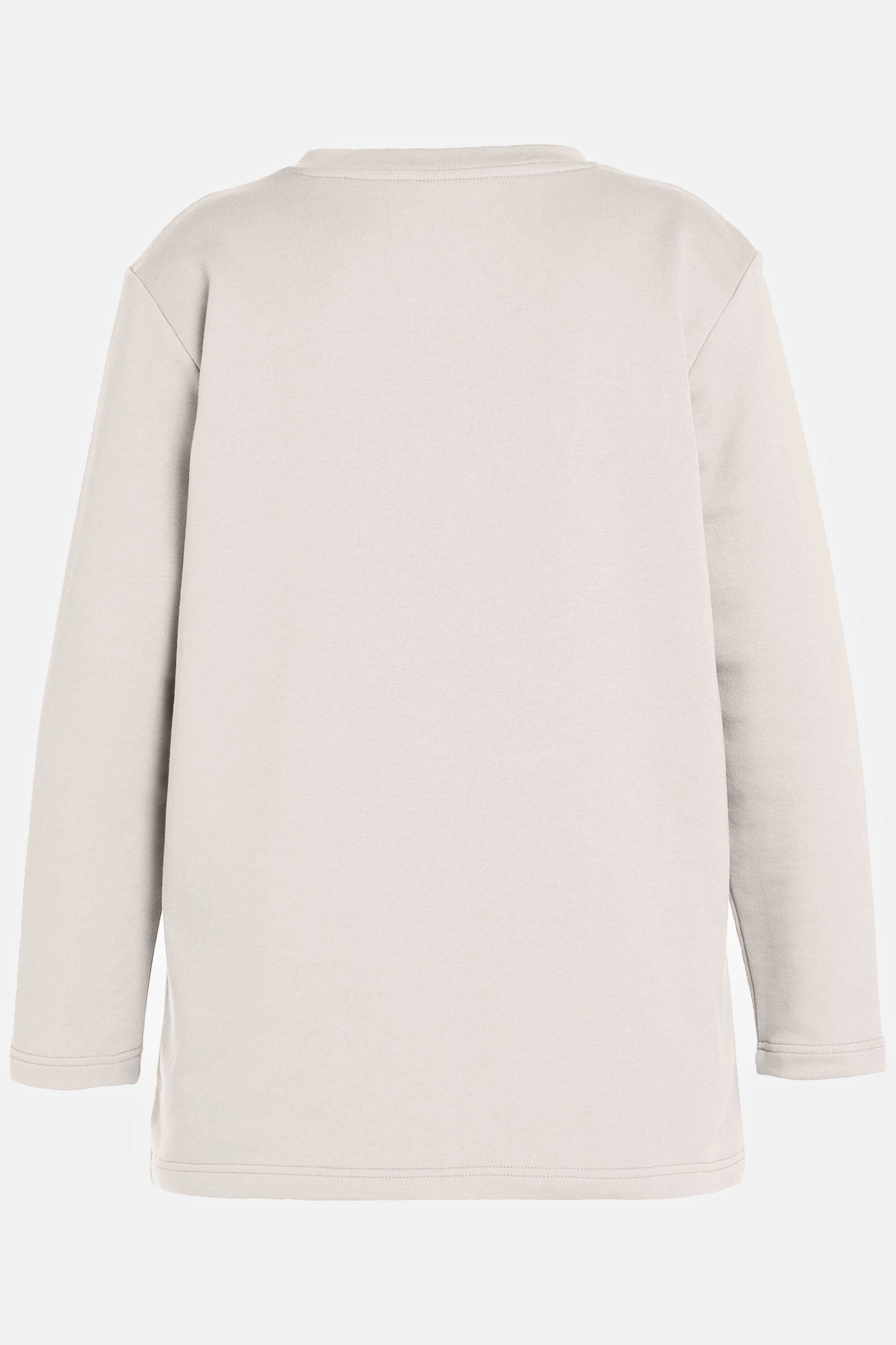 Ulla Popken Sweatshirt Oversized zertifiziert C2C Sweatshirt creme