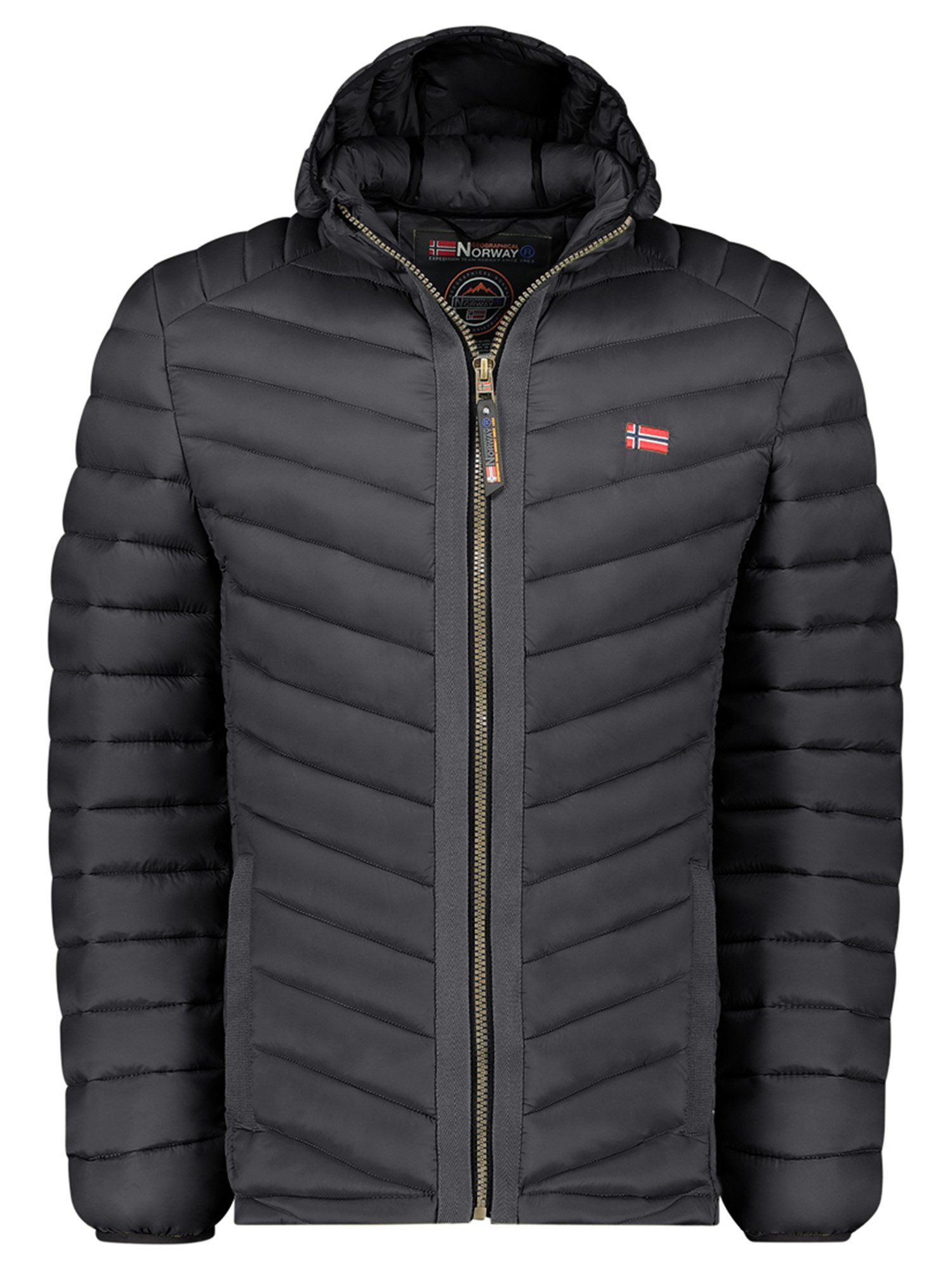 Steppjacke Herren Steppjacke Übergangsjacke mit Kapuze
