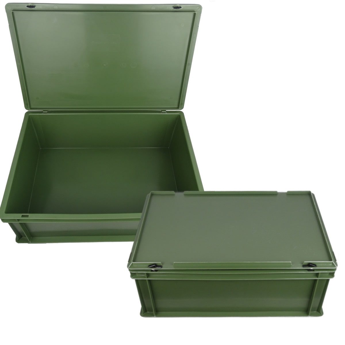 BWuM Kiste Original Bundeswehr Stapelbox mit Deckel 53L (mittel)