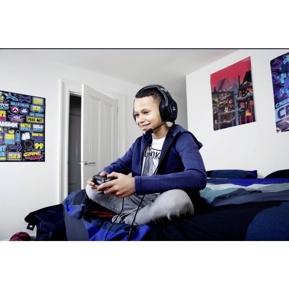 Trust PS4 HEADSET BLACK 23530 Kopfhörer (Mikrofon-Stummschaltung, Lautstärkeregelung)