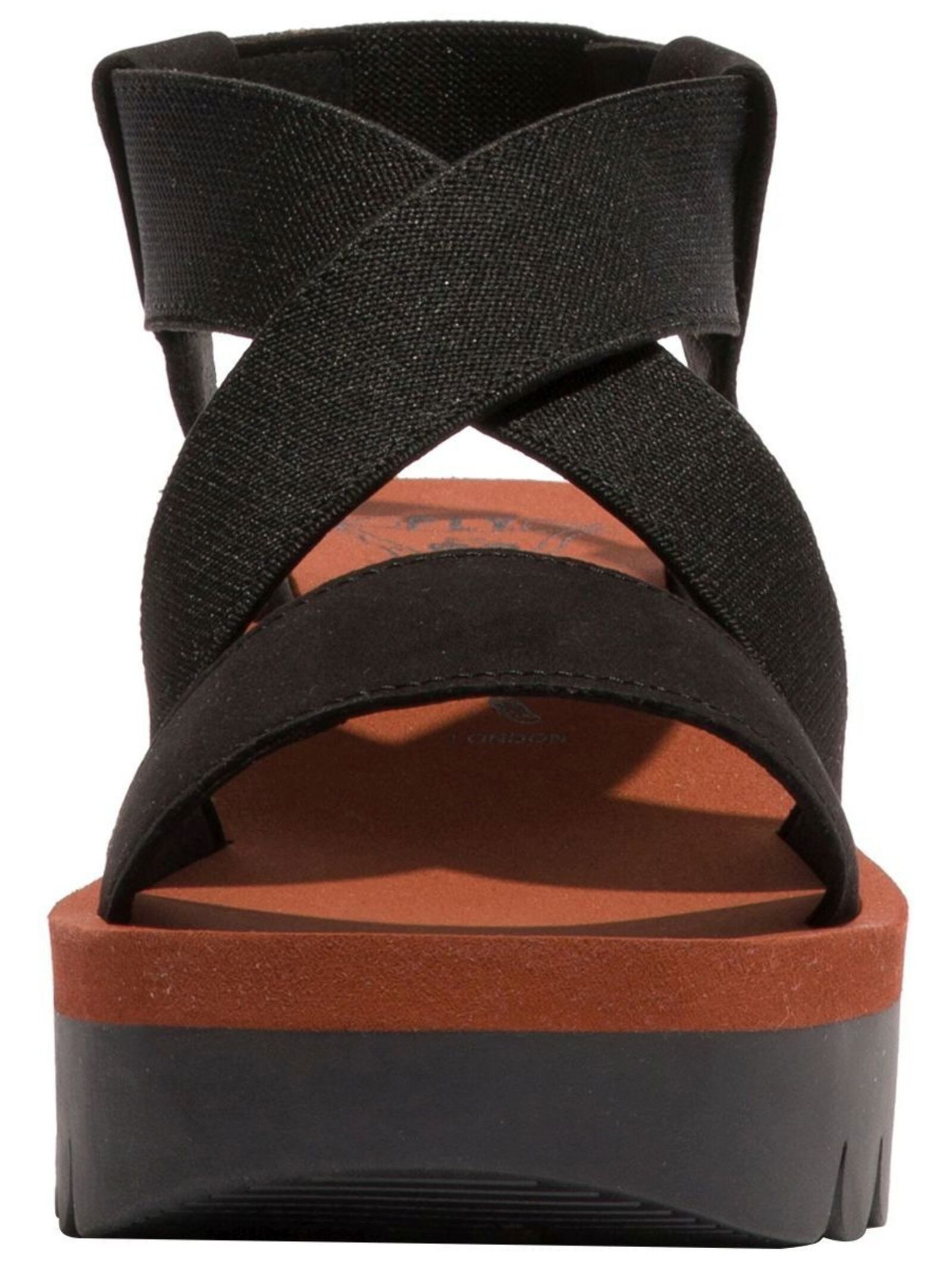 Fly London Fly London Sandalen Leder/Textil Keilsandalette