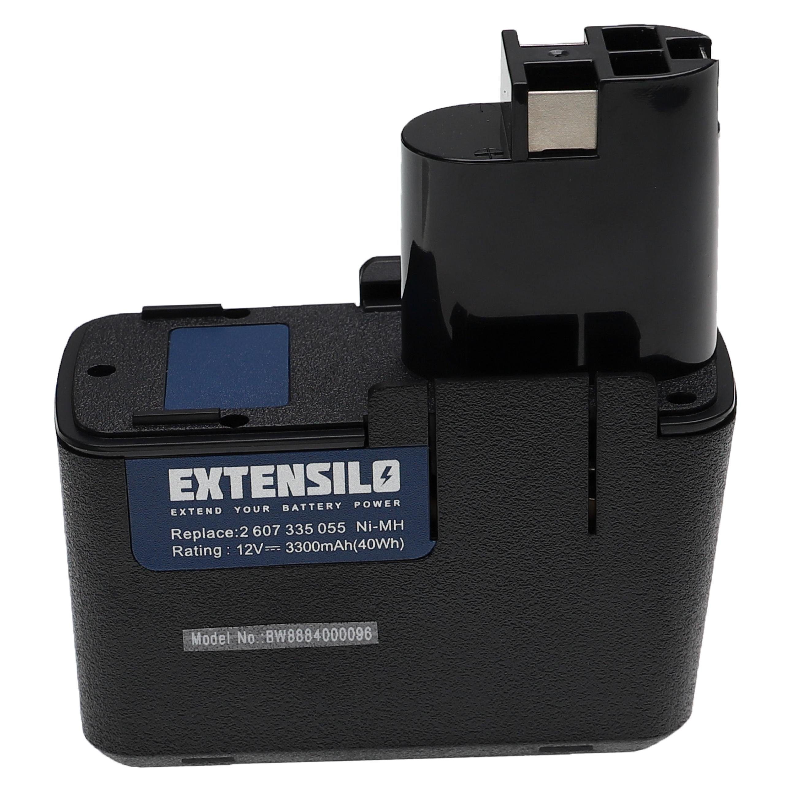 Extensilo Ersatz für Bosch 2 607 335 471, 2 607 335 378, 2 610 910 405, BAT011, Akku 3300 mAh