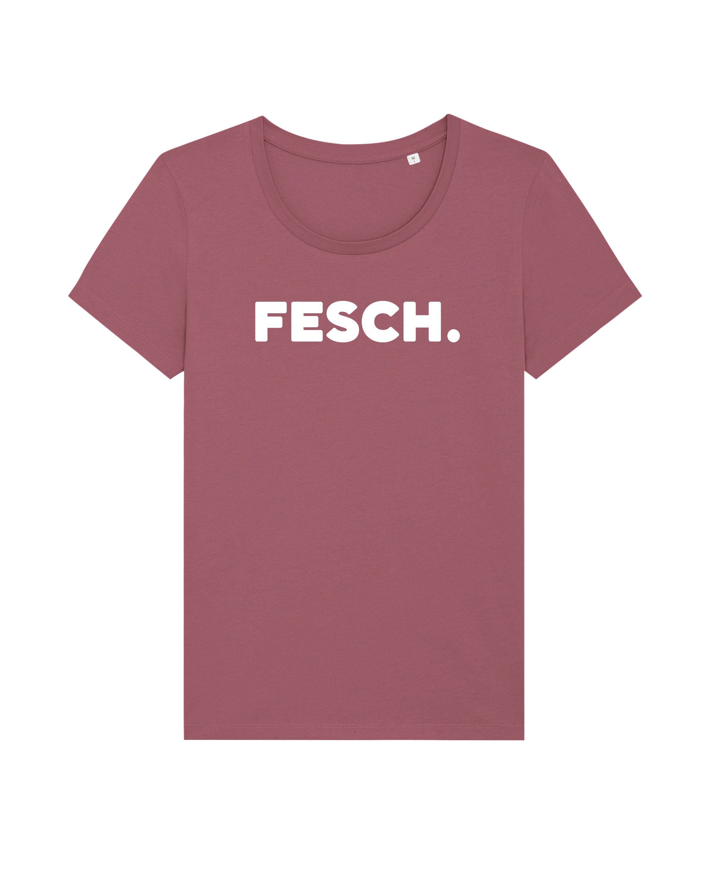 wat? Apparel Print-Shirt Fesch (1-tlg) Hibiscus Rose