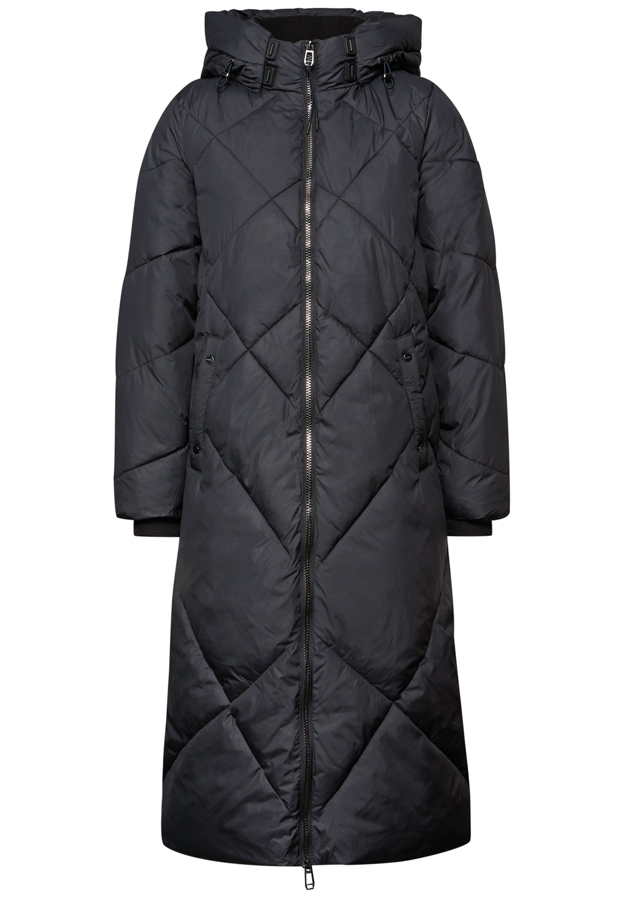 STREET ONE Steppjacke Winterjacke mit Kapuze