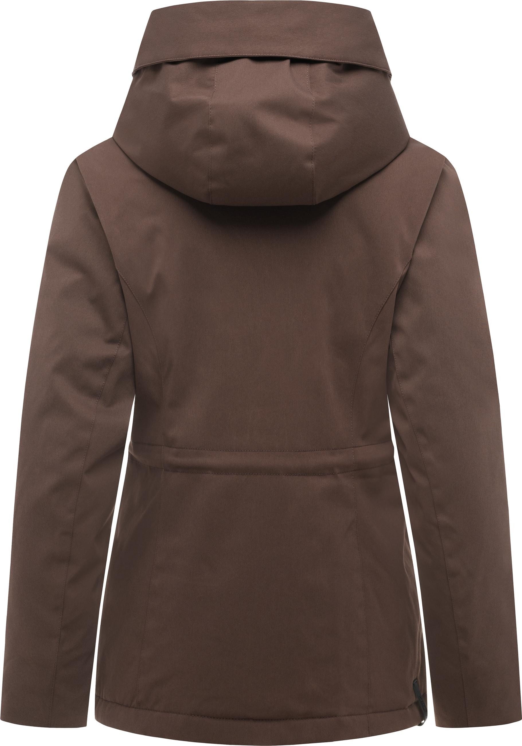 Ragwear Outdoorjacke Padmini B Y Wasserdichte Übergangsjacke mit Taillenzugkordel – Bild 3 von 5
