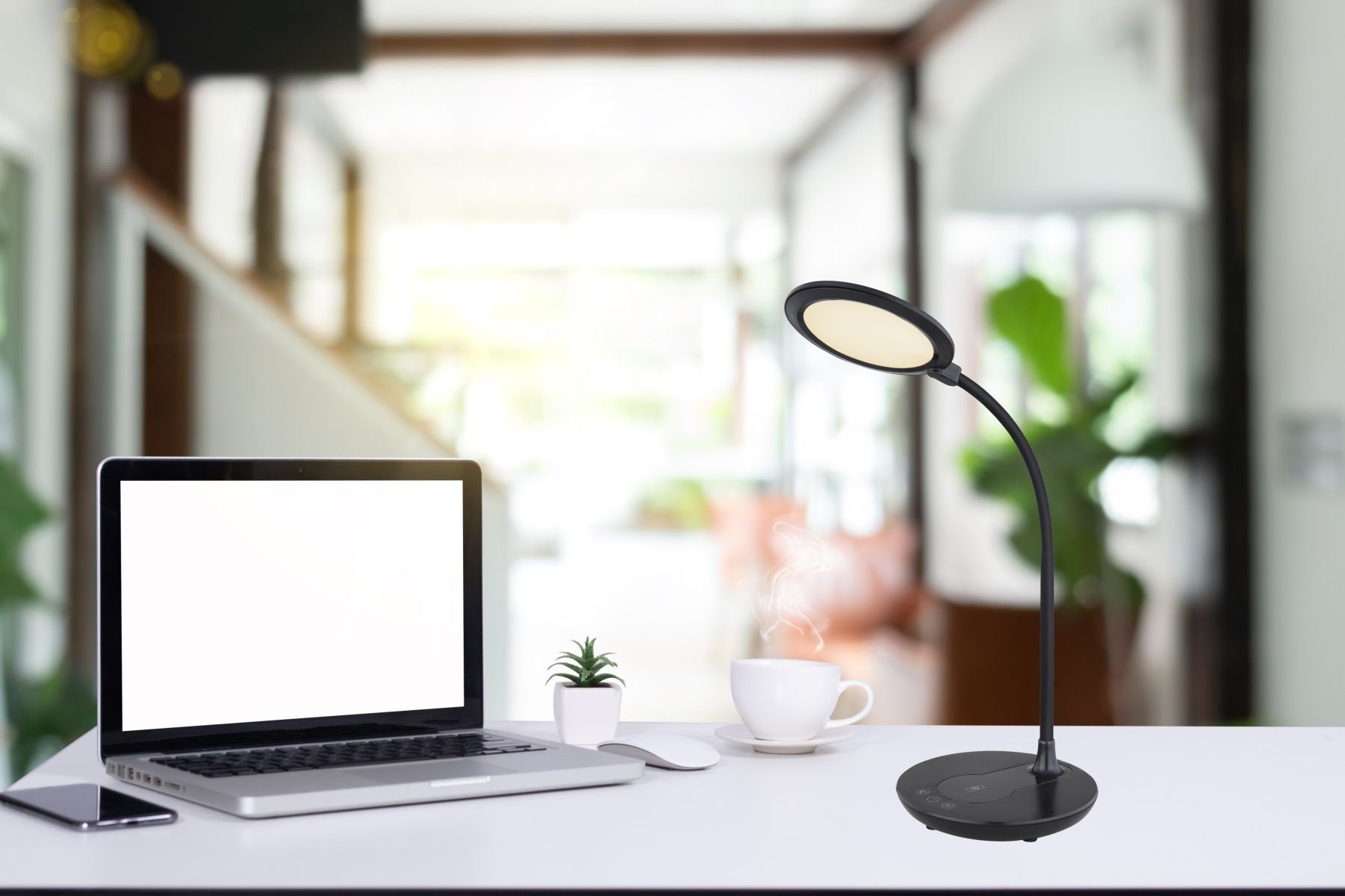 LED dimmbar Wohnzimmer Tischleuchte Tischlampe Touchfunktion GLOBO Globo Tischleuchte