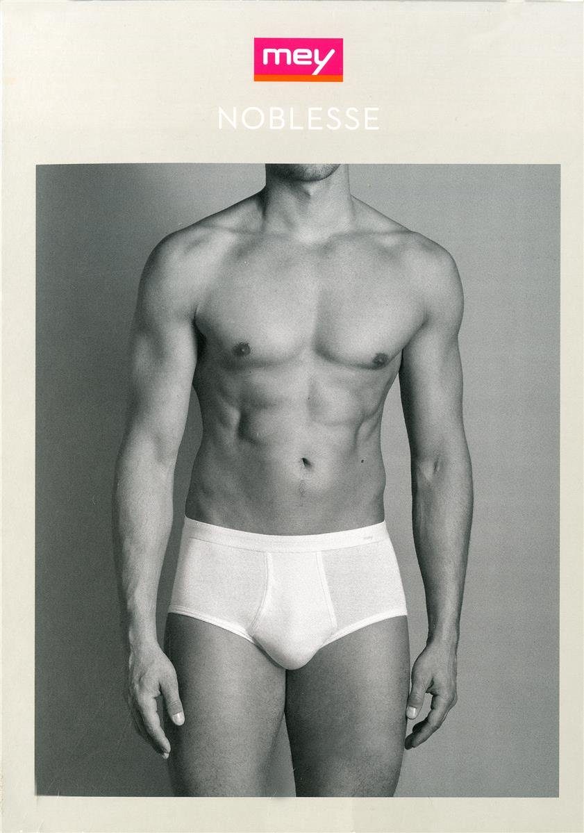 Mey Slip Noblesse (Doppelpack, 2-St., 2er-Pack) Herren Sportslip mit Eingriff aus Baumwolle, im Doppelpack