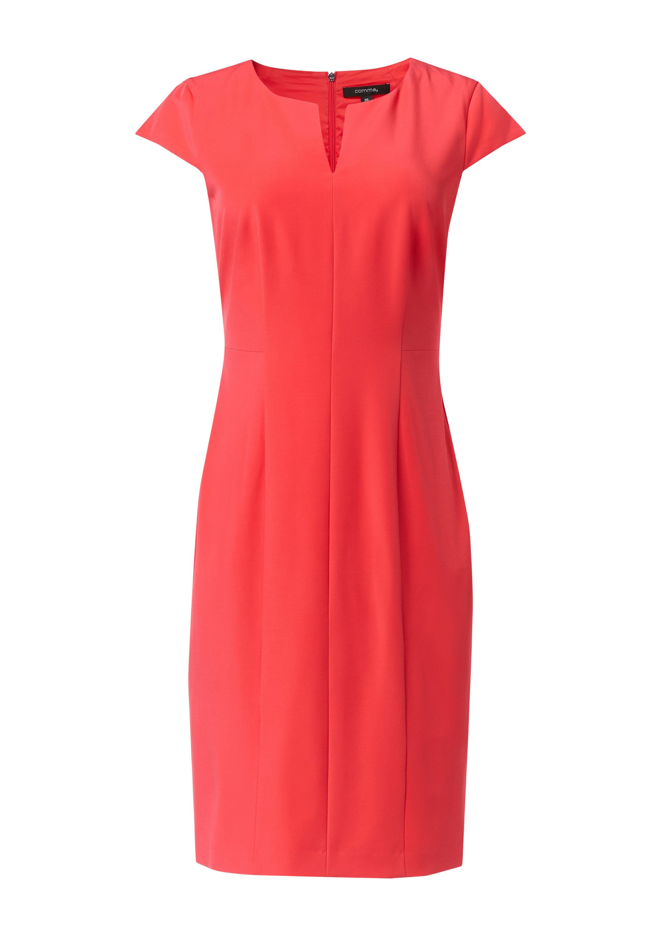 comma Minikleid Kleid Antailliertes Kleid aus Viskosestretch günstig online kaufen