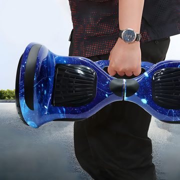 Retoo Balance Scooter Hoverboard 6.5 Zoll Elektroroller mit Bluetooth Smart Scooter Elektro, Zwei leistungsstarke 250-W-Motoren, Riesige 10-Zoll-Vollgummiräder