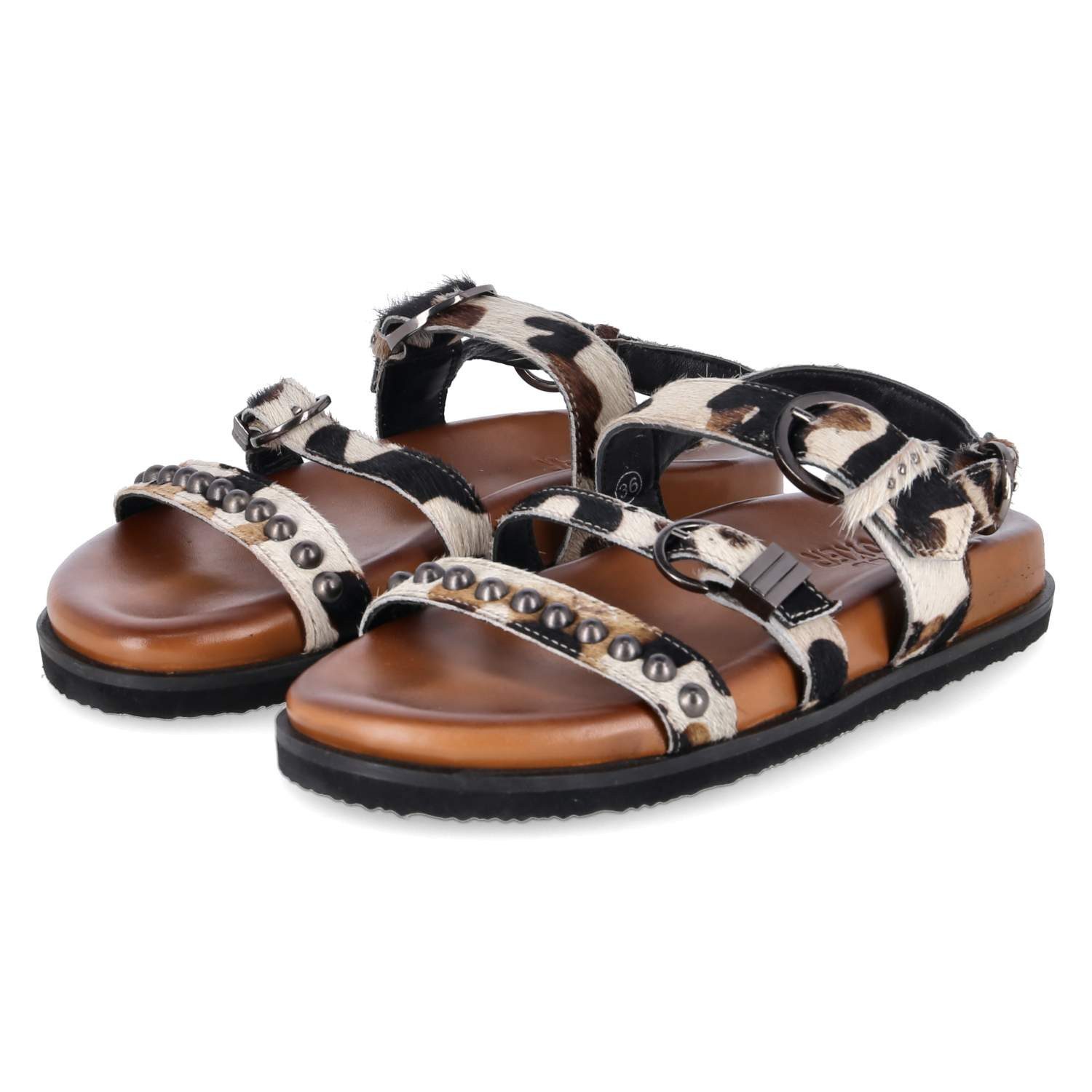 Bullboxer Bullboxer 6RF0110801 2300 Damen Leder multicolored Sandalette