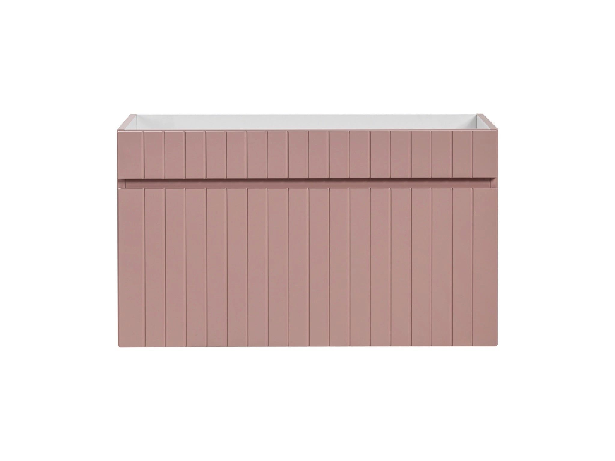 ROYAL24_MARKT Waschbeckenunterschrank Waschbeckenunterschrank Ikona Altrosa 80×46×45,6 cm mit 1 Schublade