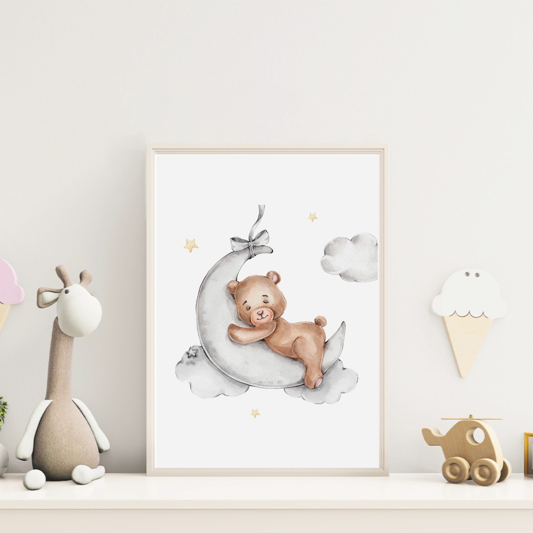 MeinBaby123® Poster Bilder Kinderzimmer, Poster Kinderzimmer Deko, Babyzimmer Deko, Spruch Wandbilder – Bild 3 von 5