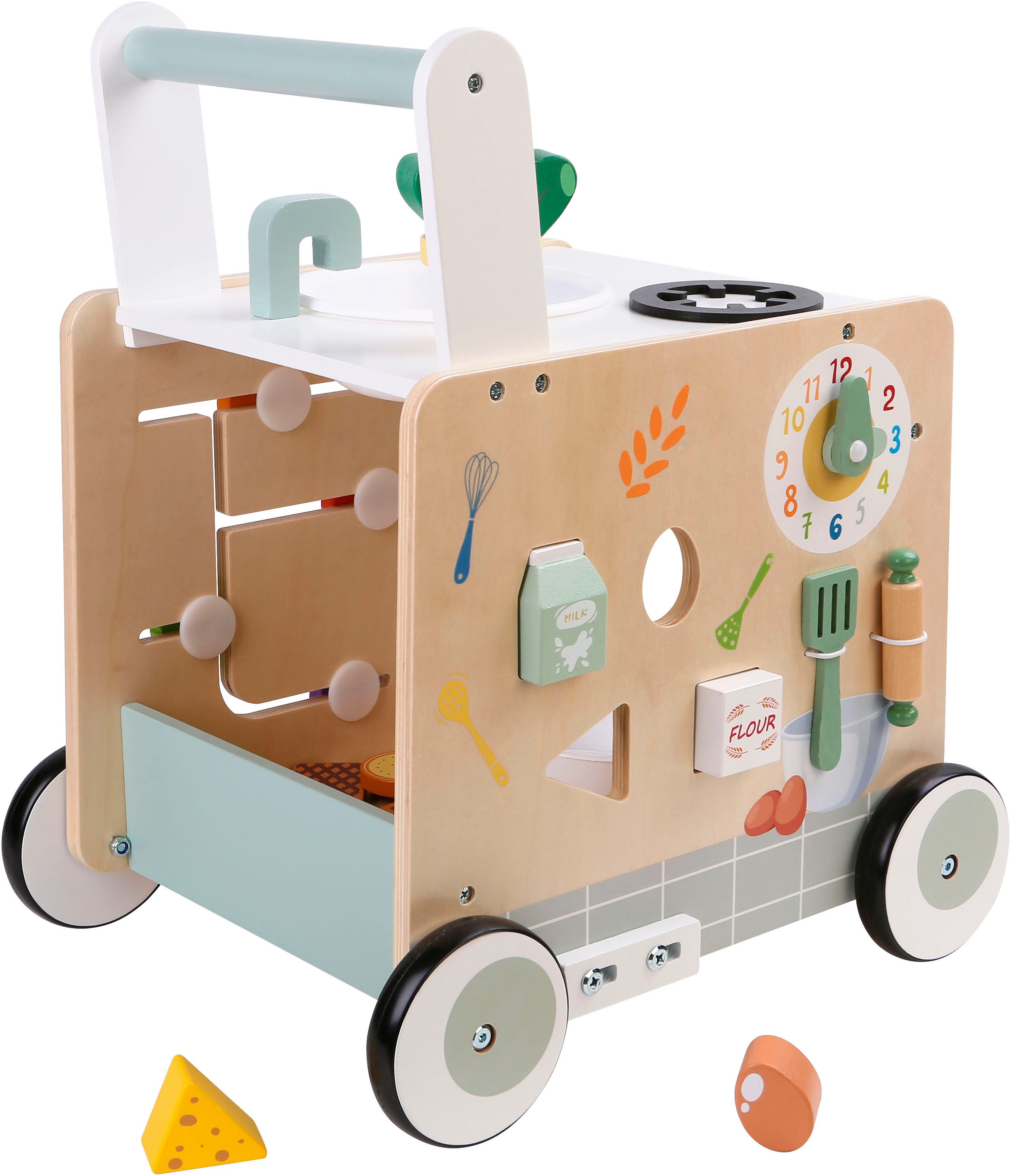 CHIC2000 Lauflernwagen Activity-Walker, Holz-Spielküche