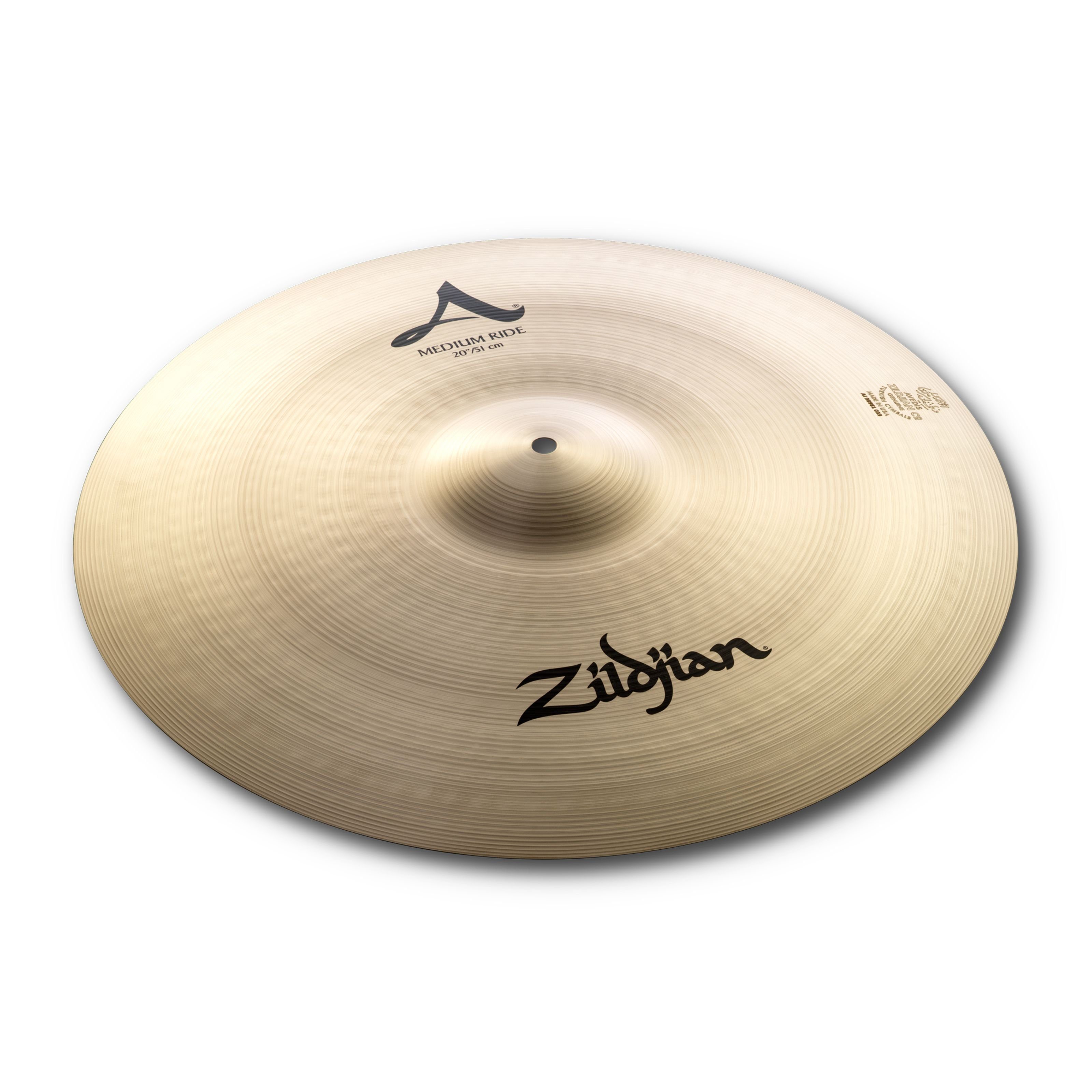 Zildjian Becken,A' Medium Ride 20" Traditional Finish, Cymbals, Ride Becken, A-Series Medium Ride 20" - Ride Cymbal