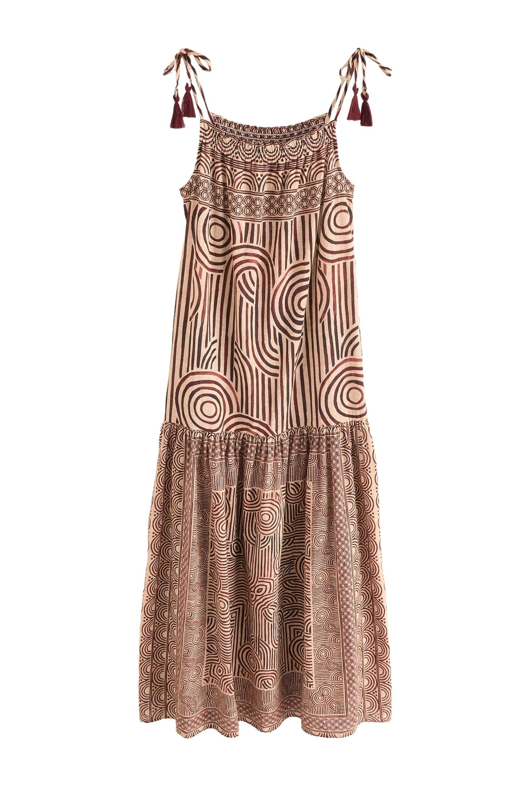 Next Trägerkleid Gestuftes Maxikleid mit tief günstig online kaufen