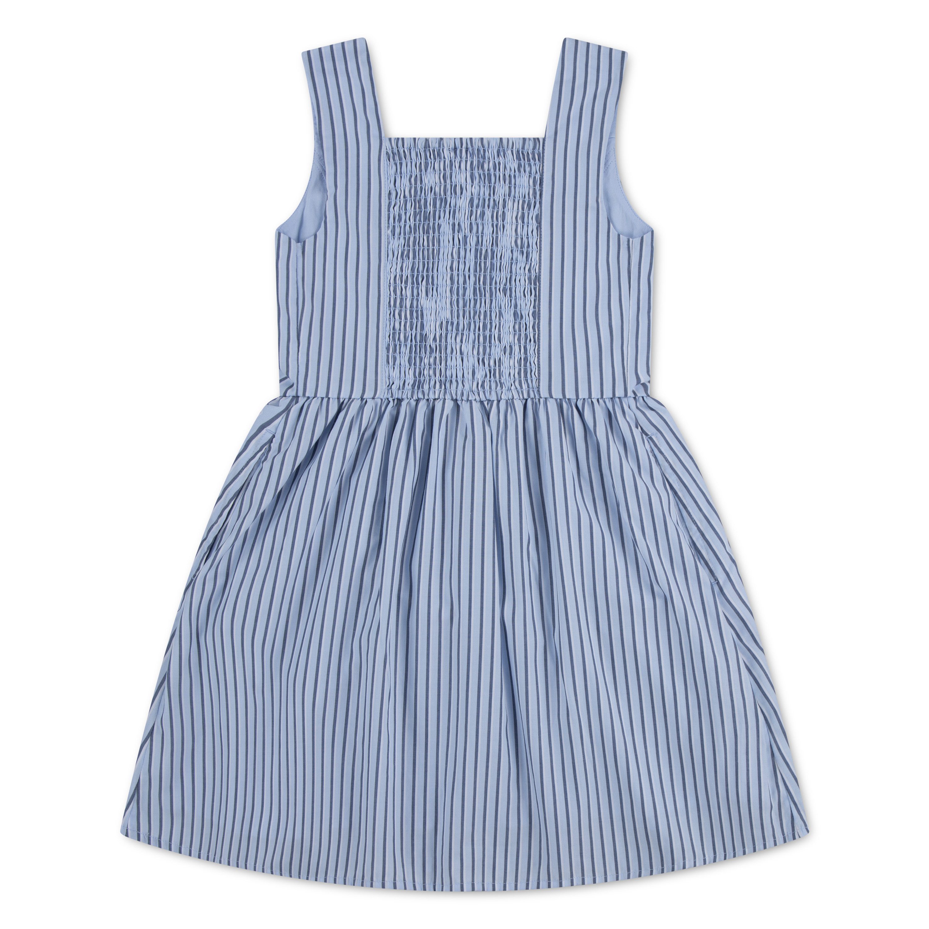 Abercrombie Kids Midikleid AFG FAUX BUTTON-THROUGH MINI D im Streifen-Look und ärmellos, für Girls – Bild 4 von 5