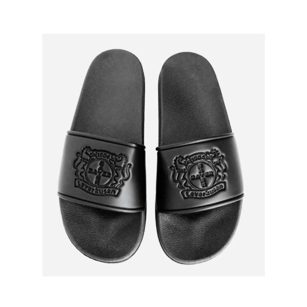 Bayer 04 Leverkusen Bayer 04 Leverkusen Badeschlappen Logo schwarz Pantolette