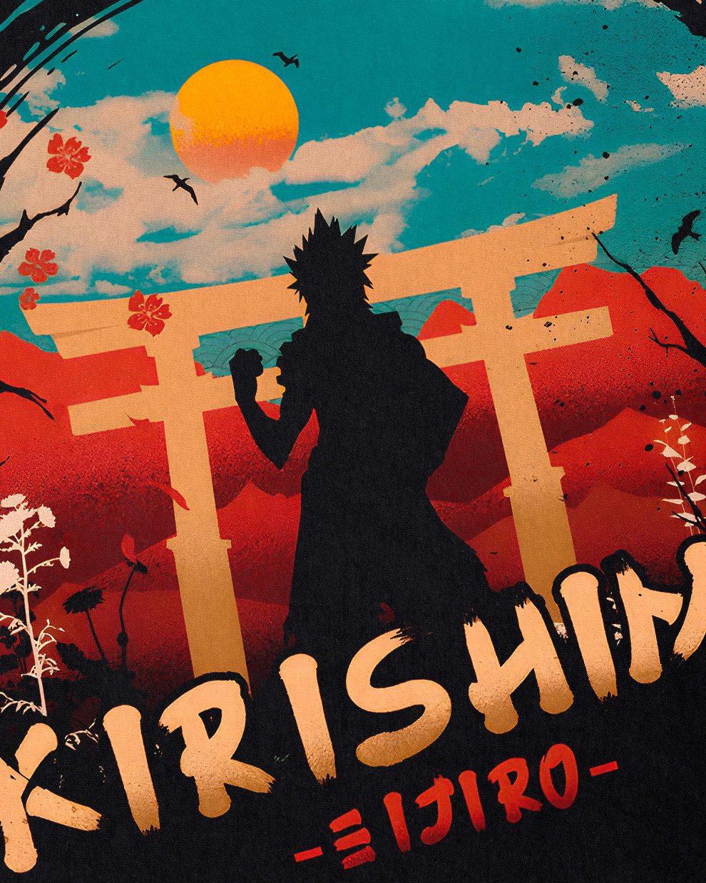 style3 T-Shirt Kirishima kakashi sasuke hatake kage naruto anime manga cosp günstig online kaufen