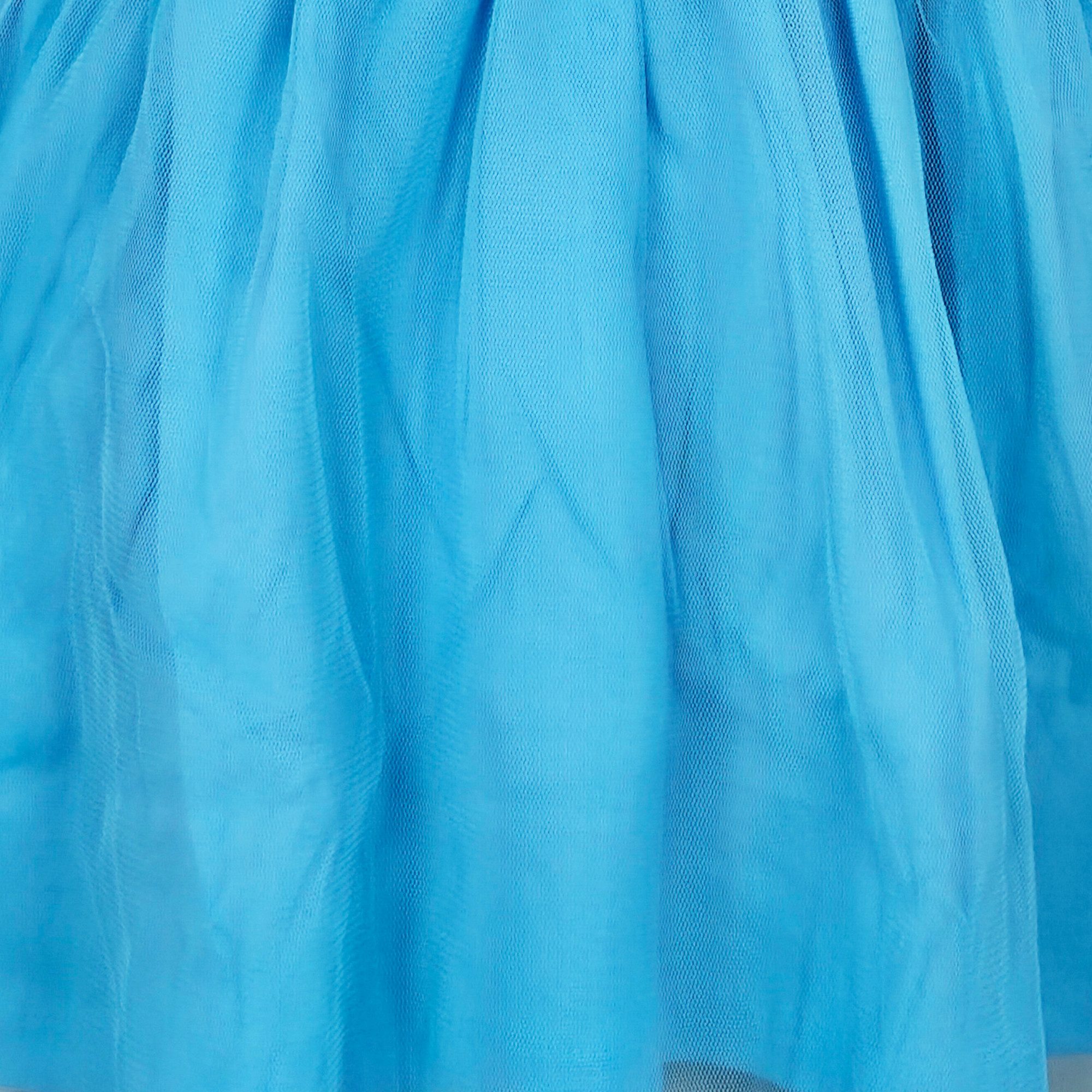 Disney Tüllkleid Disney Cinderella Kinder Mädchen Tüllkleid Sommerkleid Gr. 104-134 Baumwolle