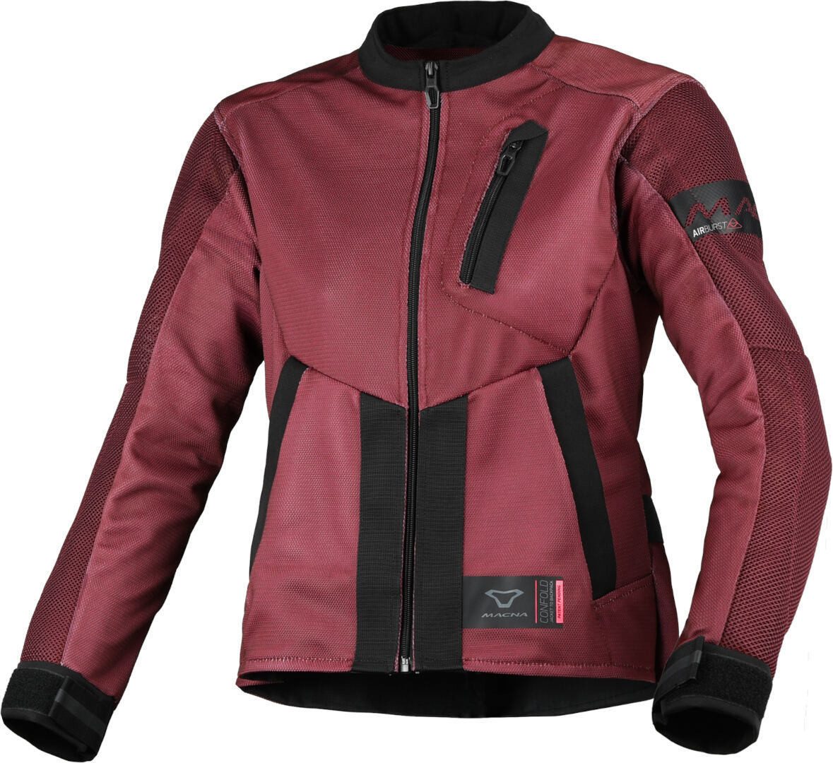 Macna Motorradjacke Torida Damen Motorrad Textiljacke Belüftet belüftet protektoren reißverschluss