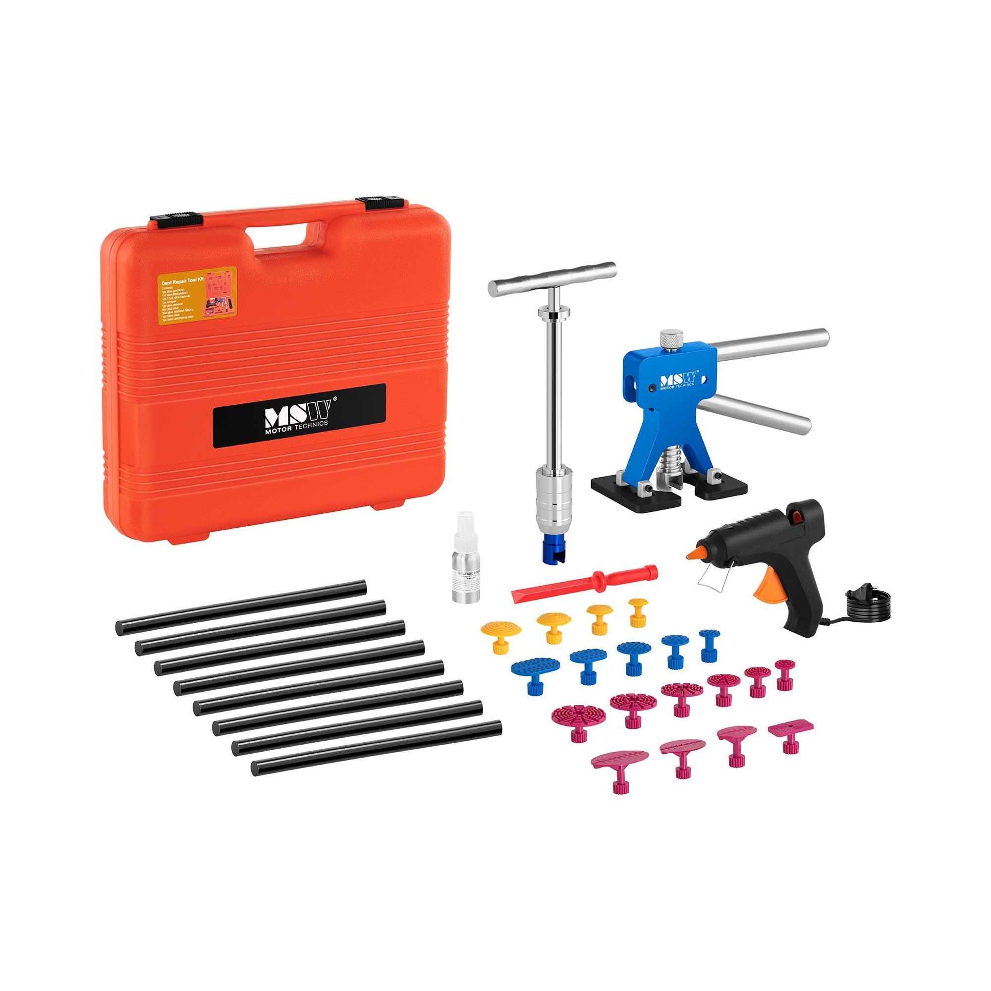 Reparatur-Set Dellenreparatur Set Ausbeulwerkzeug Beulen Reperatur Karosserie 33 St.