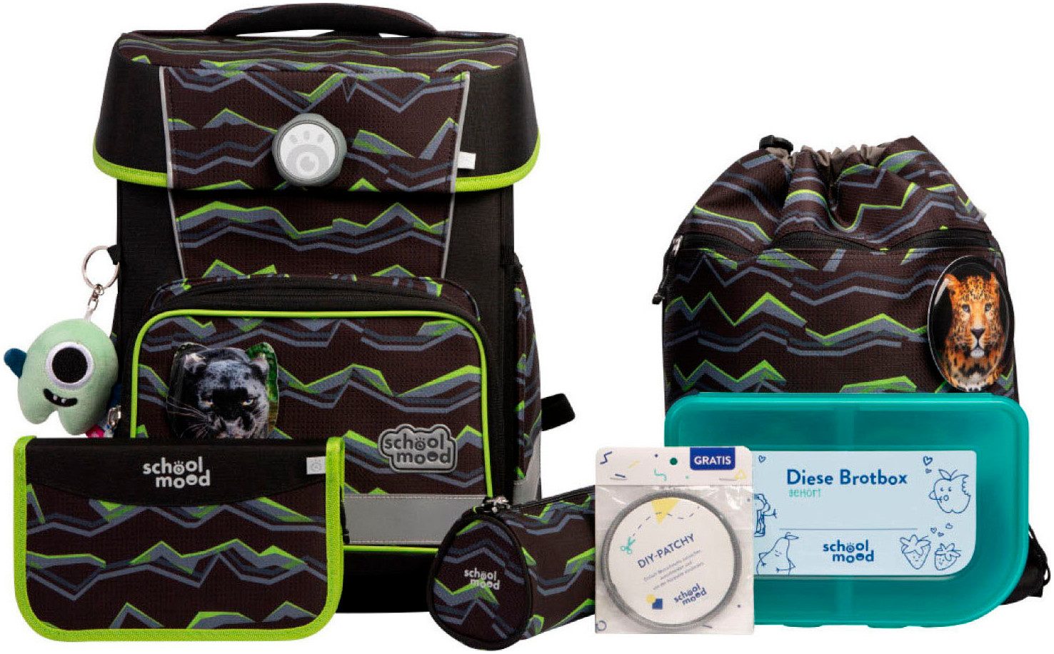 SCHOOL-MOOD® Schulranzen Champion Pro (Set, 7-tlg)