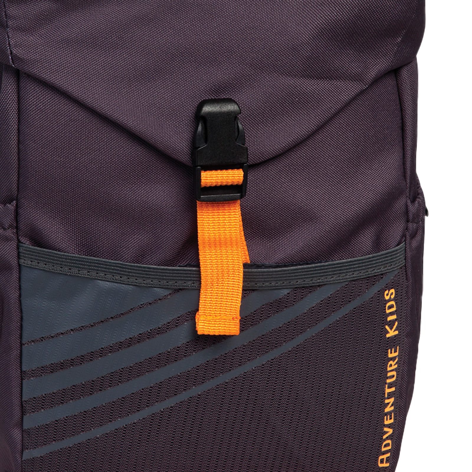 fabrizio® Rucksack Fabrizio Go Green Kinderrucksack, Kinderrucksack Polyester, recycelt, grau, orange ca. 27cm hoch, Advent