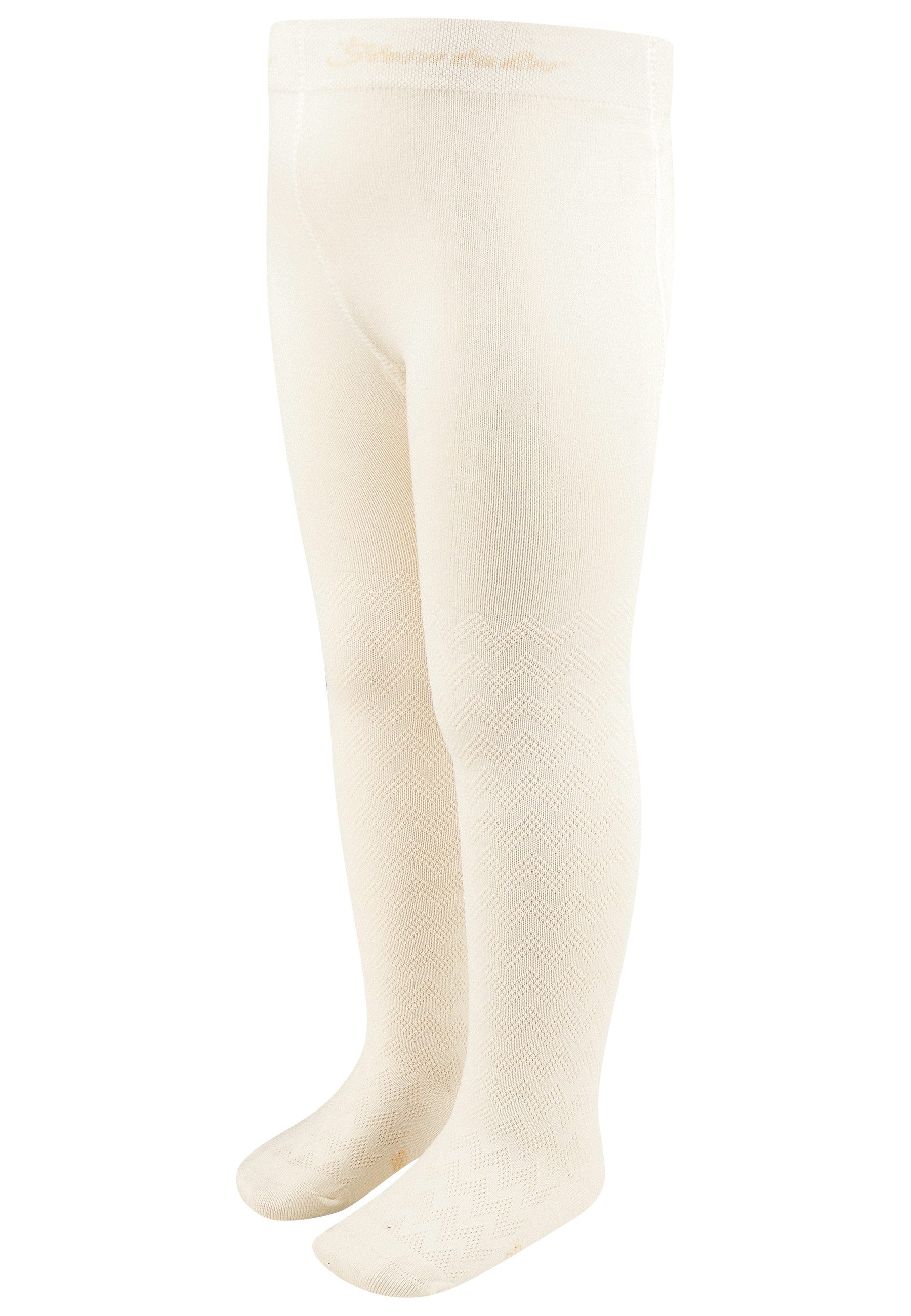 Sterntaler® Strumpfhose Strumpfhose Struktur (1 St) Strumpfhose uni mit Struktur, merzerisierte Baumwolle, weich & dünn