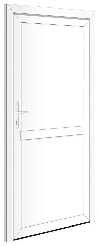 RORO Türen & Fenster Nebeneingangstür »OTTO 22«, BxH: 98x198 cm, weiß, ohne Griffgarnitur