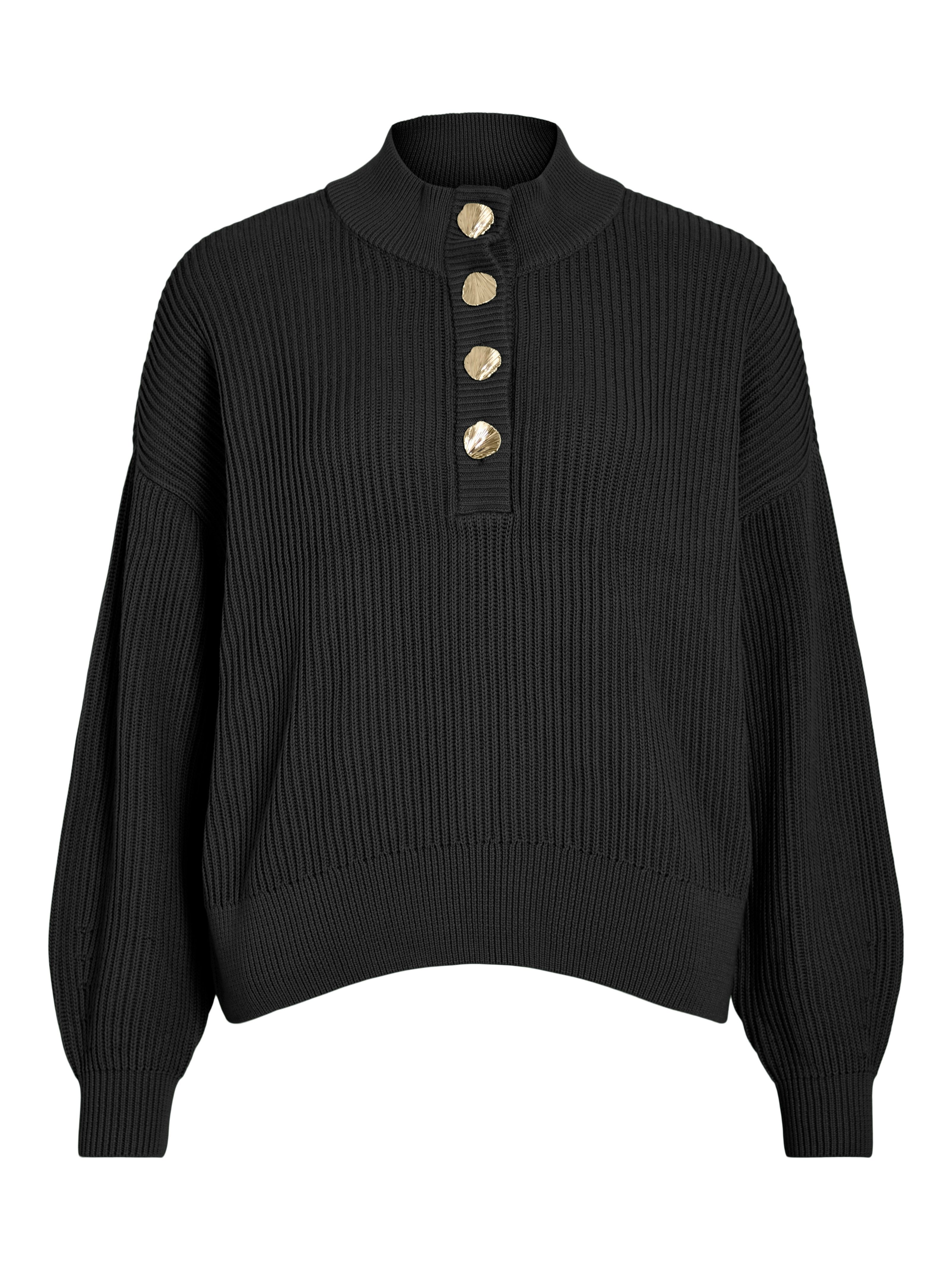 Vila Stehkragenpullover VICHING CREW NECK L/S KNIT TOP - NOOS – Bild 5 von 5