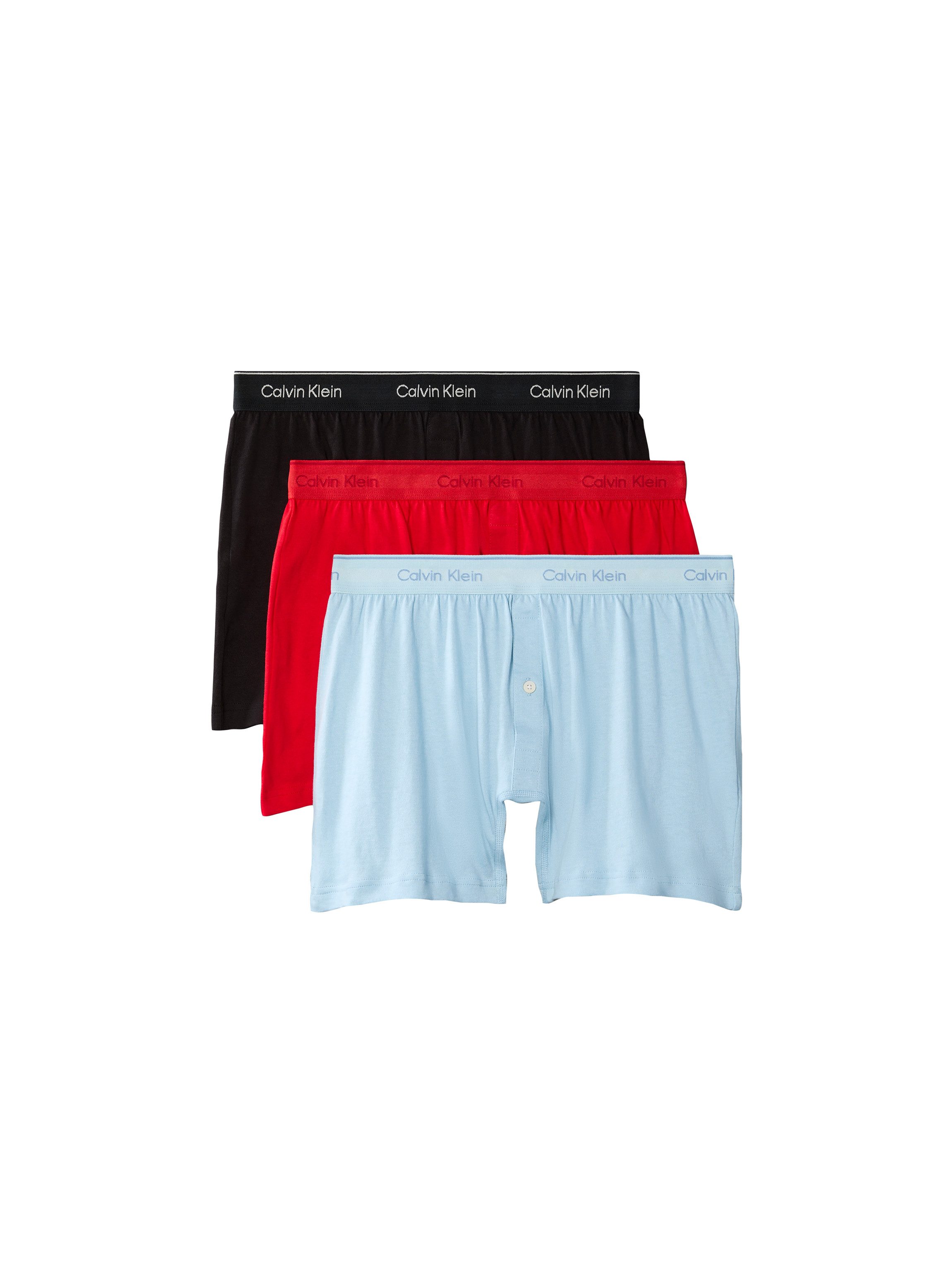 Calvin Klein Underwear Boxer BOXER TRAD 3PK (Packung, 3er-Pack) mit Logo-Elastikbund (3 Stück)