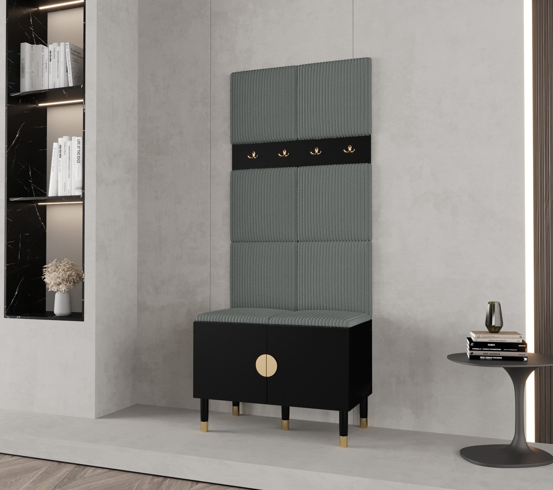ABIKS MÖBEL Kompaktgarderobe PALERMO Set 4 günstig online kaufen