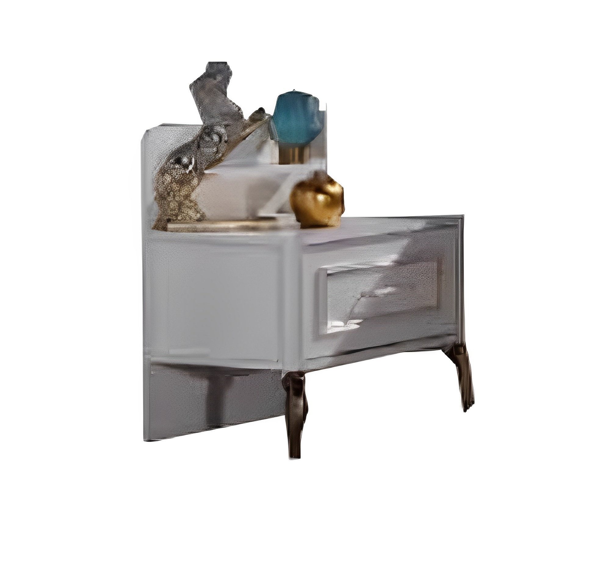 JVmoebel Schlafzimmer-Set Modernes Schlafzimmer Set in Beige mit Bett und Schminktisch, (6-tlg., Bett, 2x Nachttische, Schminktisch, Kleiderschrank), Made in Europe