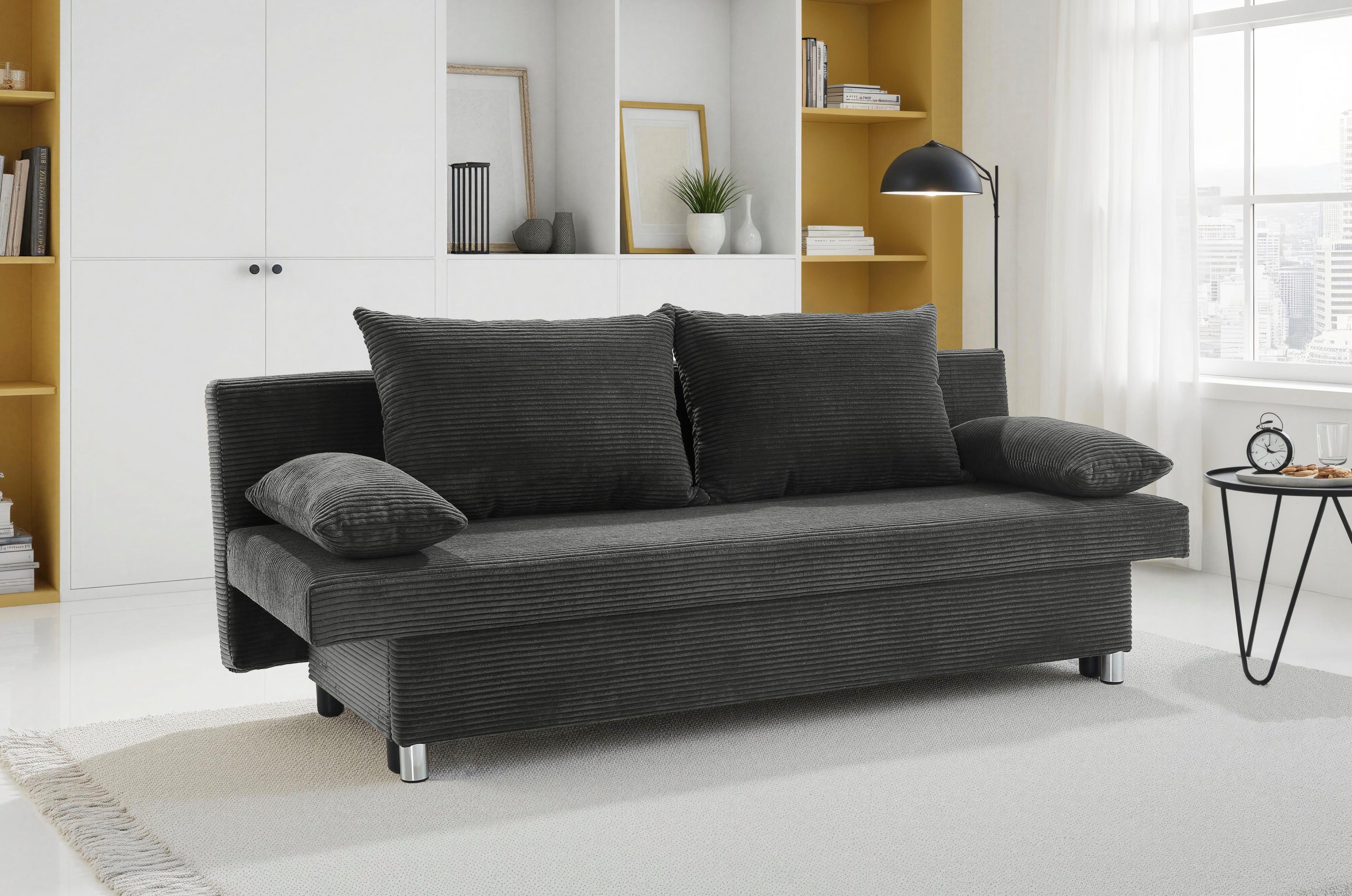 Jockenhöfer Gruppe Schlafsofa B: 191 cm, Liegefl. 120x191 cm, mit Schlaffunktion & Bettkasten