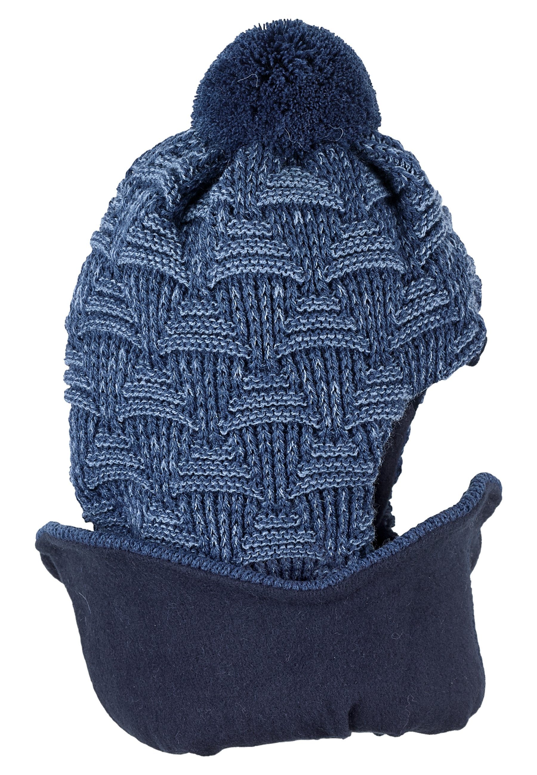 Sterntaler® Strickmütze Schal-Strickmütze Raute