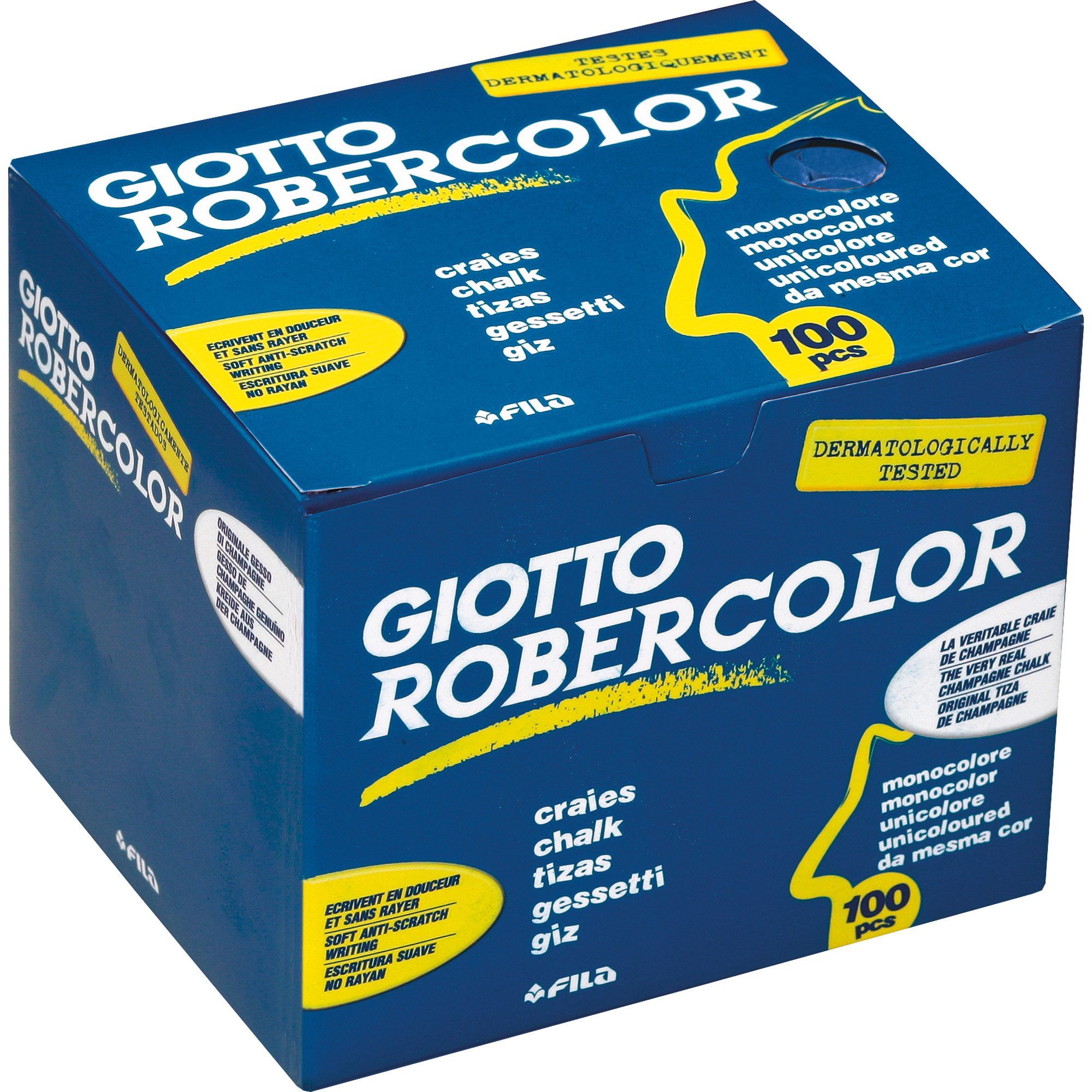 LYRA Buntstift Wandtafelkreide Giotto Robercolor blau 100 Stück