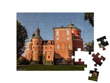 puzzleYOU Puzzle Schloss Gripsholm Schweden, 48 Puzzleteile, puzzleYOU-Kollektionen Schweden, Skandinavien