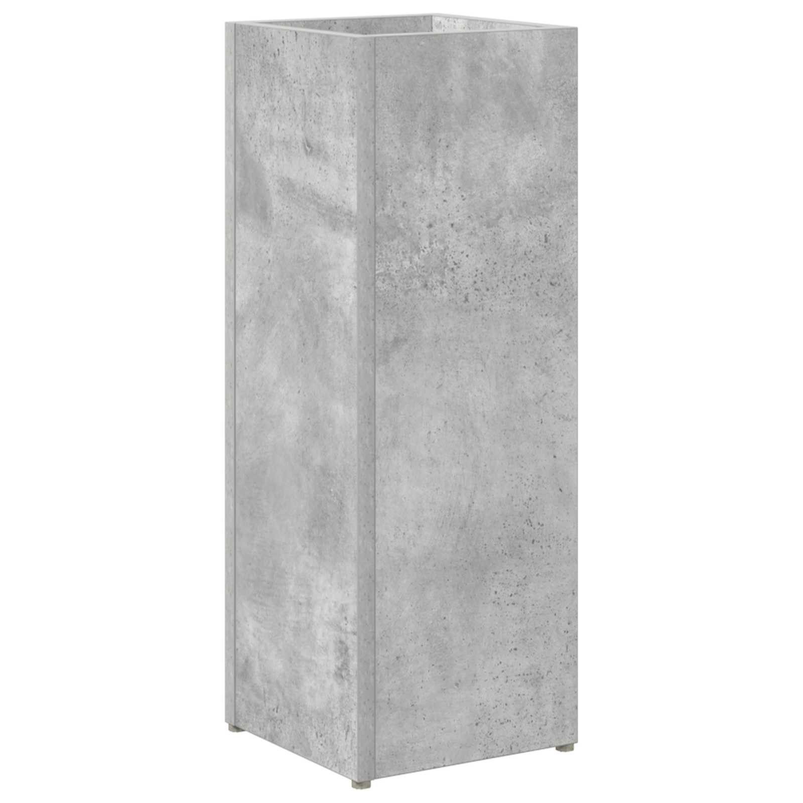 vidaXL Schirmständer Sonnenschirmhalter Beton Grau 20 x 20 x 55,5 cm Holzwerkstoff (1 St)