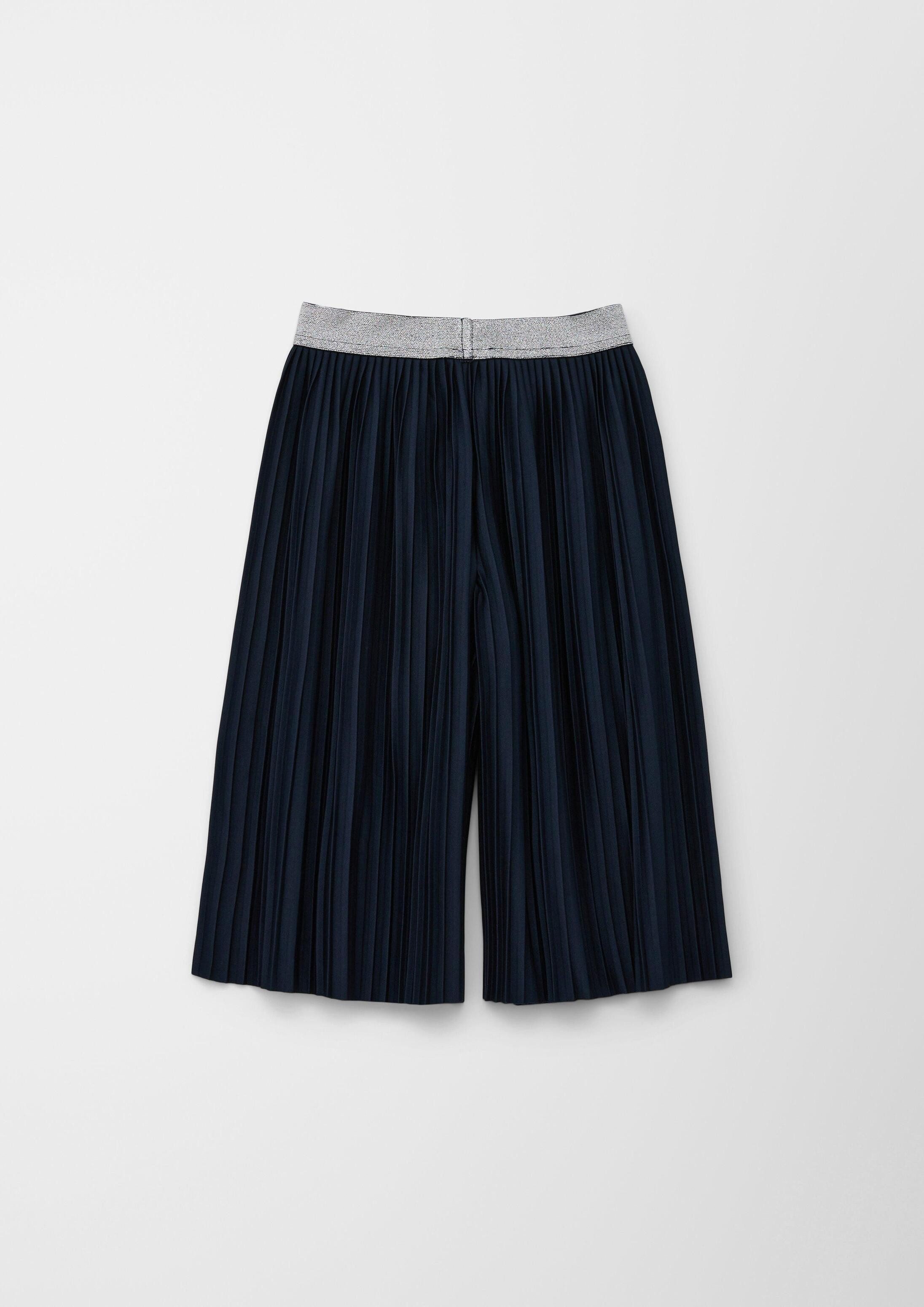 s.Oliver Culotte Leggins Culotte mit Plisseefalten