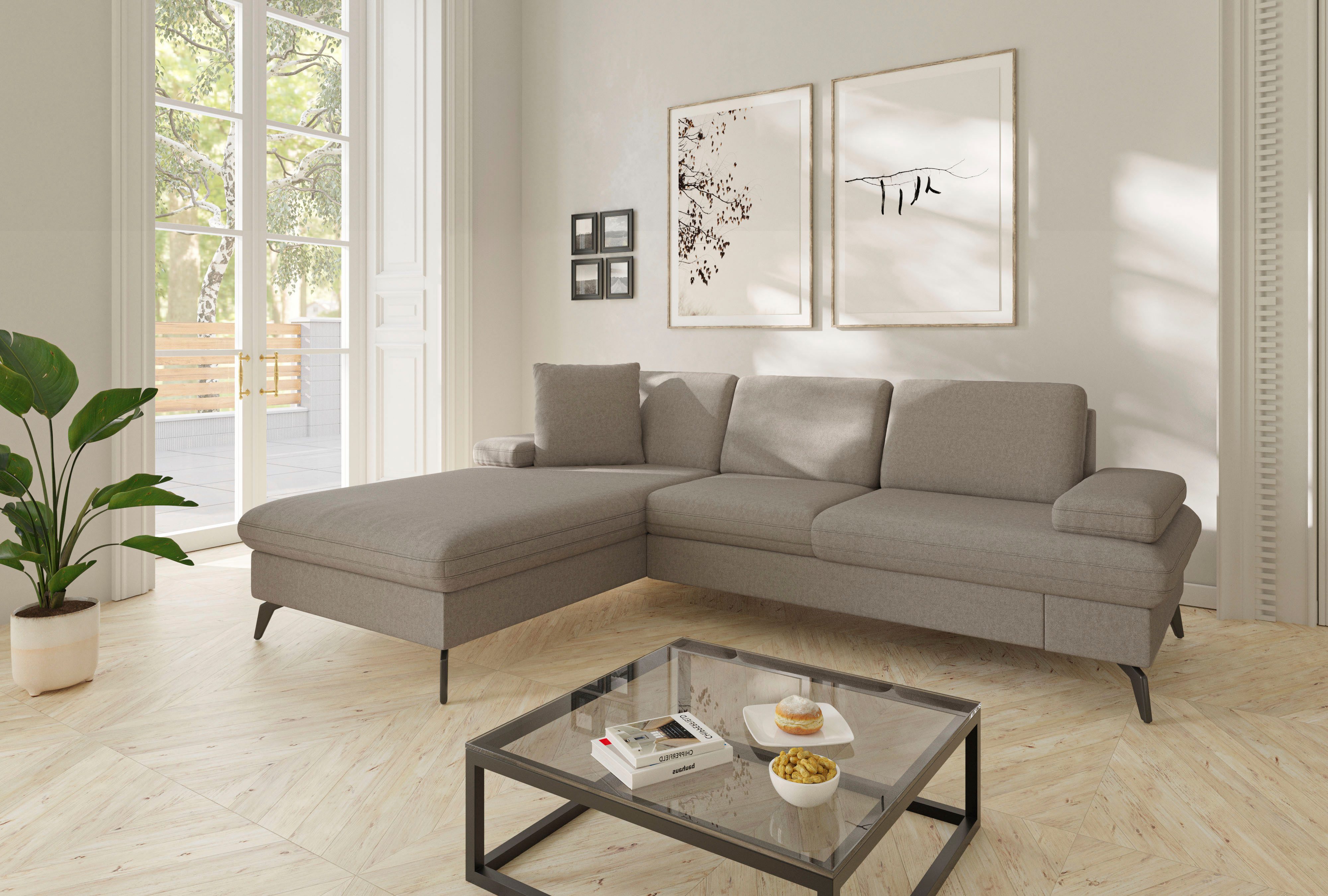 Ecksofa Morris Jubi L-Form, B: 247 cm