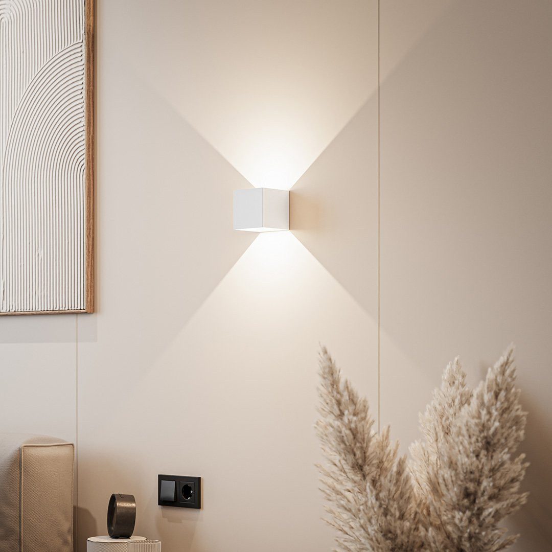 NEONA XENA Akku LED Wandleuchte – Kabellos, Dimmbar, Mit Bewegungssensor, 8h Laufzeit, Aluminium