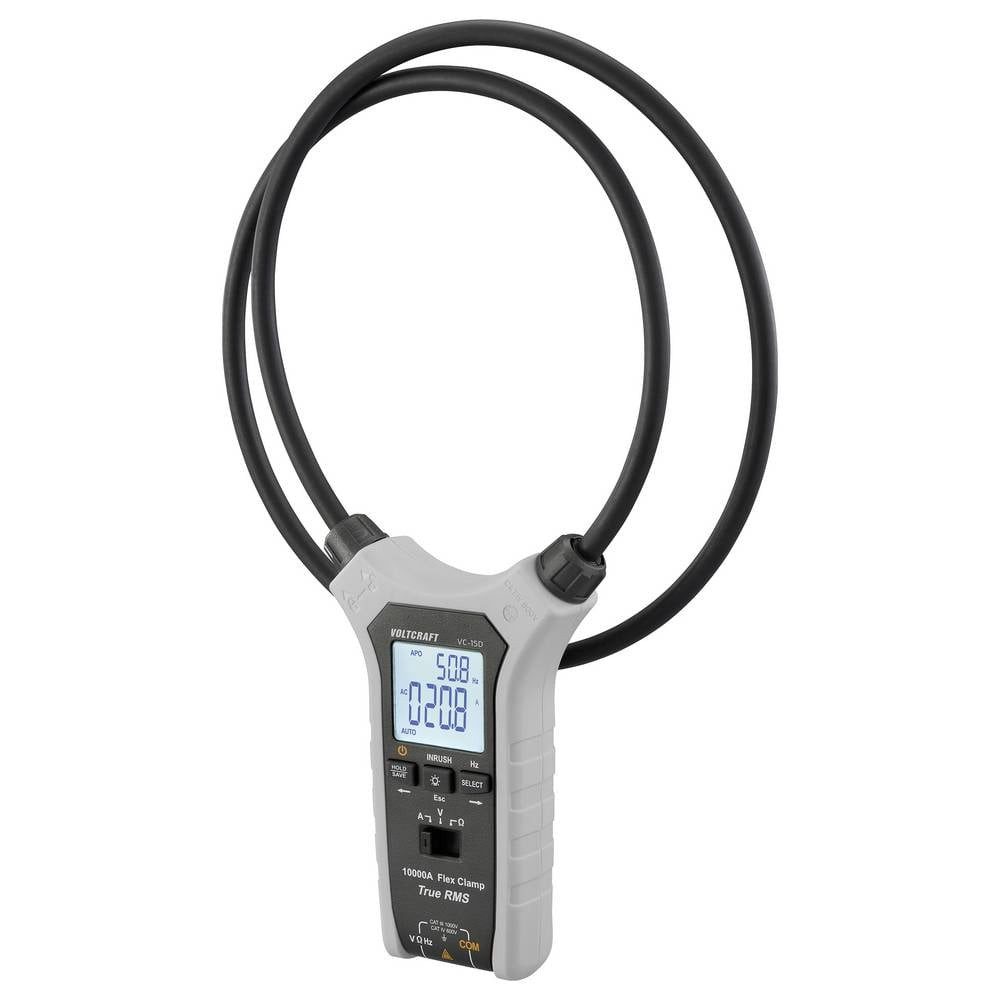 VOLTCRAFT Multimeter VC-15D Stromzangenadapter Messbereich A/AC (Bereich): 10000 A (max), flexibel