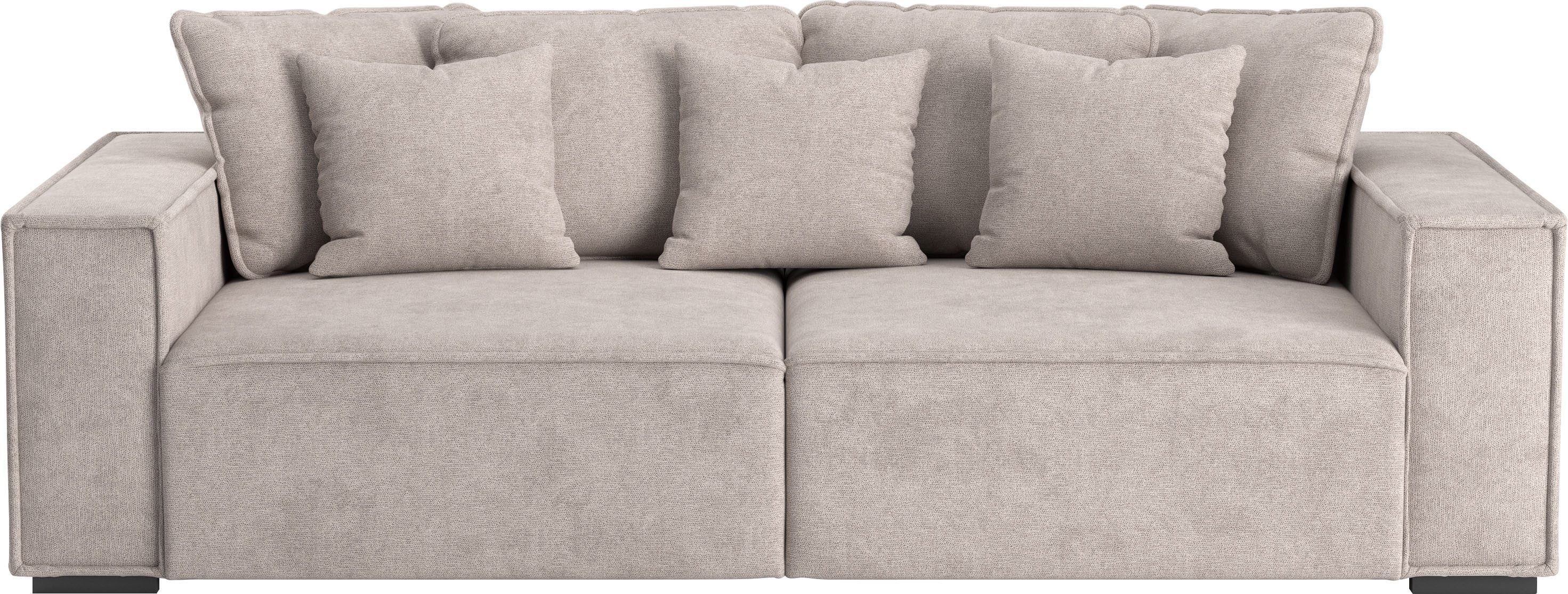 INOSIGN Big-Sofa "Surf", mit 7 Kissen, gemütlicher Sitzkomfort günstig online kaufen