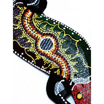 SIMANDRA Wanddekoobjekt Gecko dotpainting