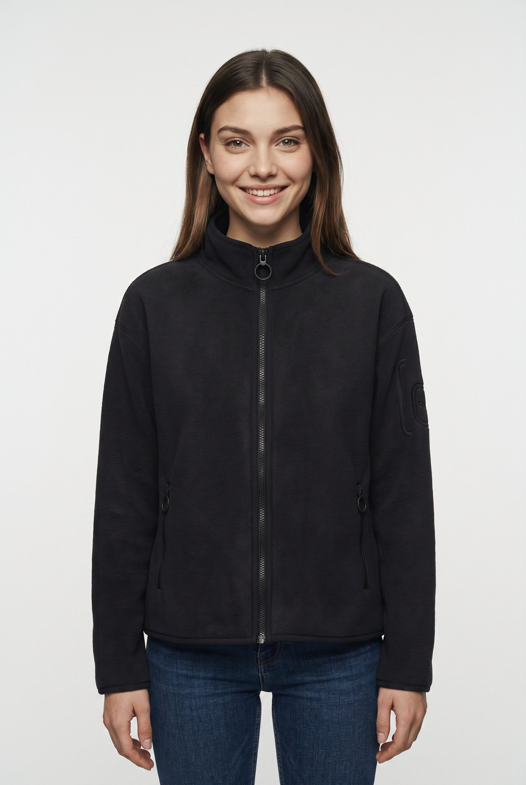 CMP Fleecejacke WOMAN JACKET Lässiger, weiterer Schnitt