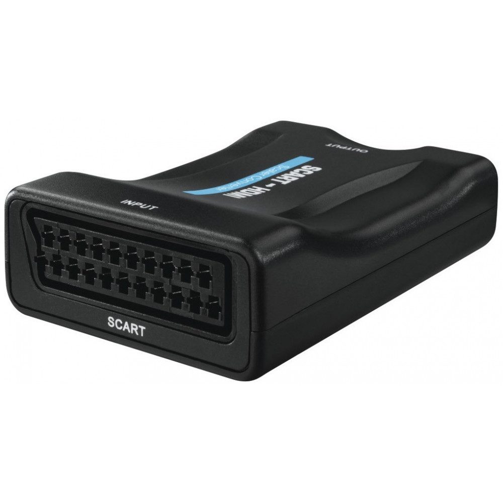 Hama Hama Scart > HDMI Konverter für Video- und Audioübertragung. Medienkonverter Scart zu Scart > HDMI Konverter